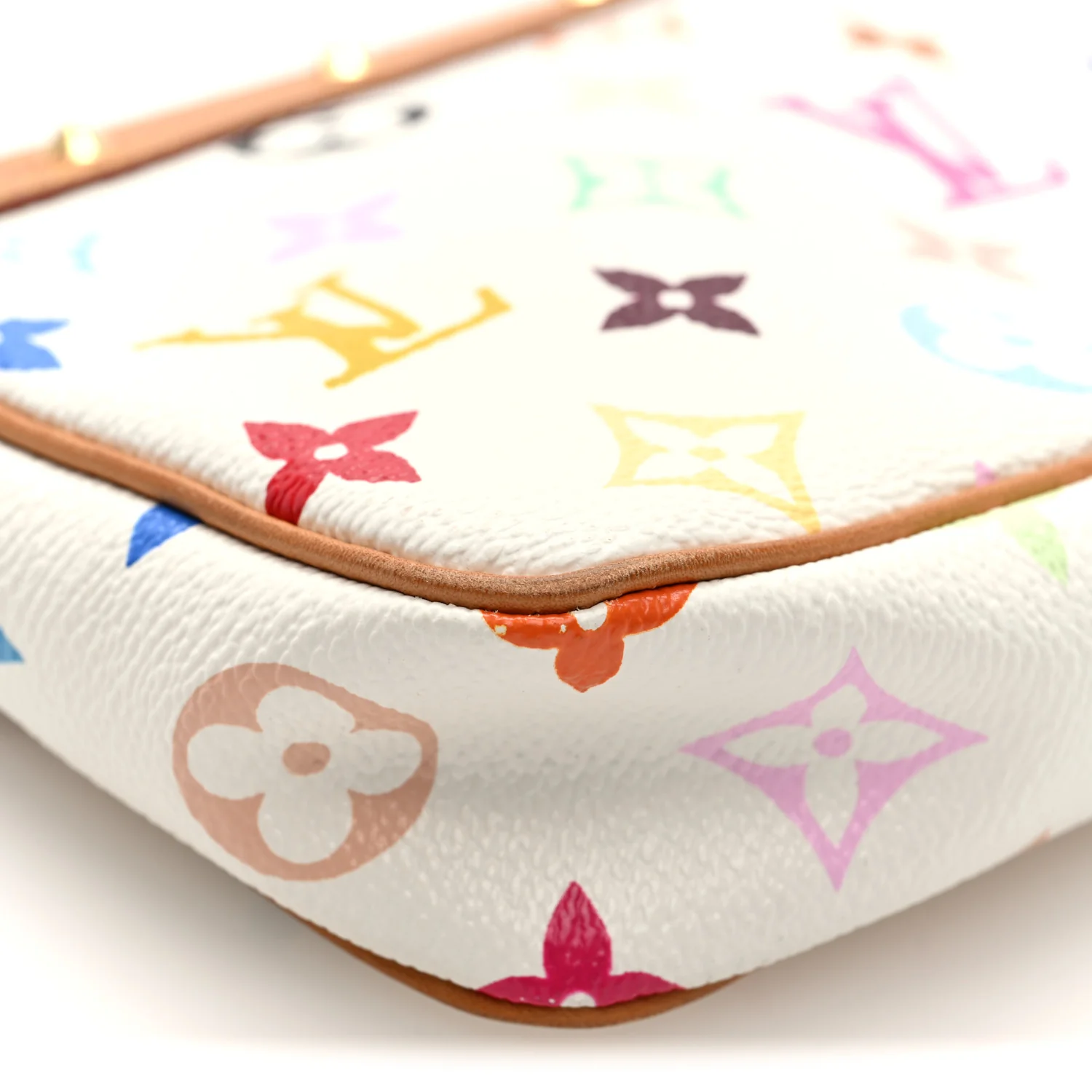 Monogram Multicolor Pochette Accessories White - Image 8