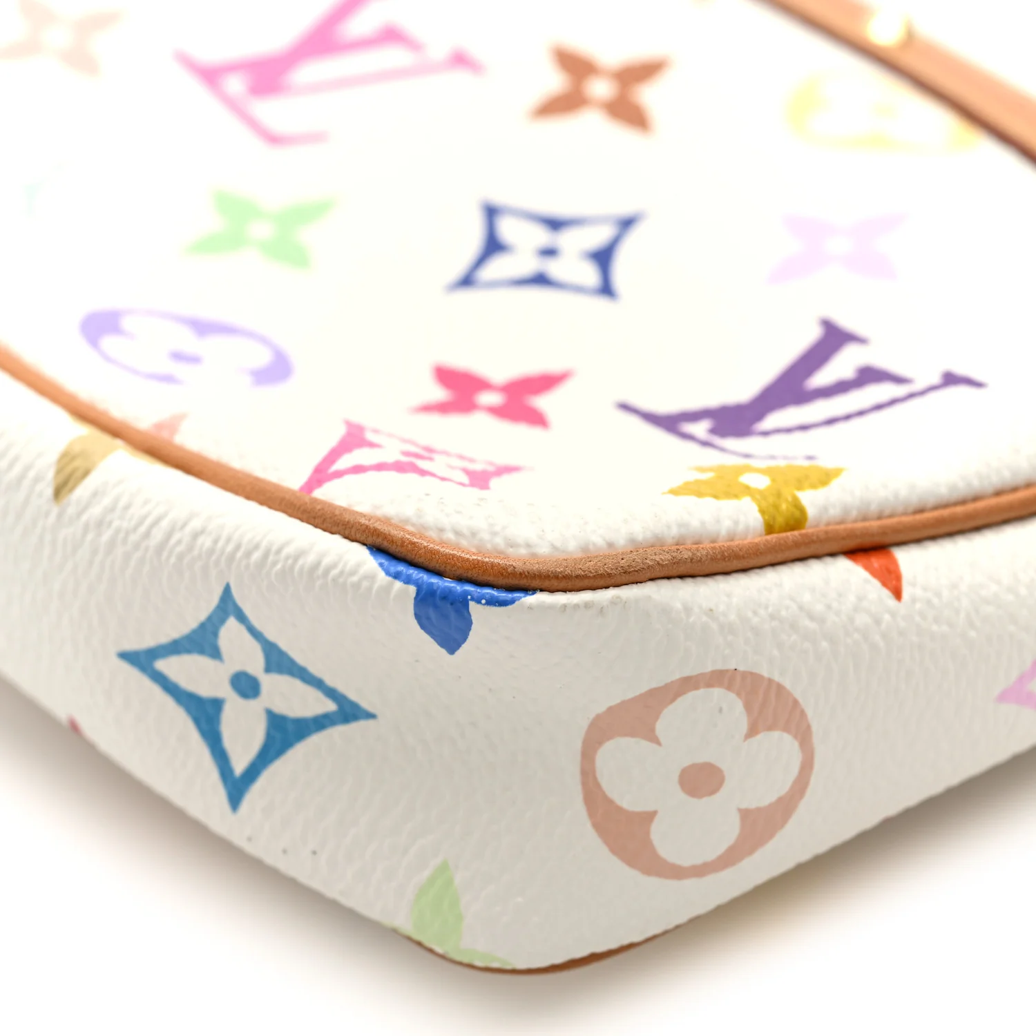 Monogram Multicolor Pochette Accessories White - Image 9