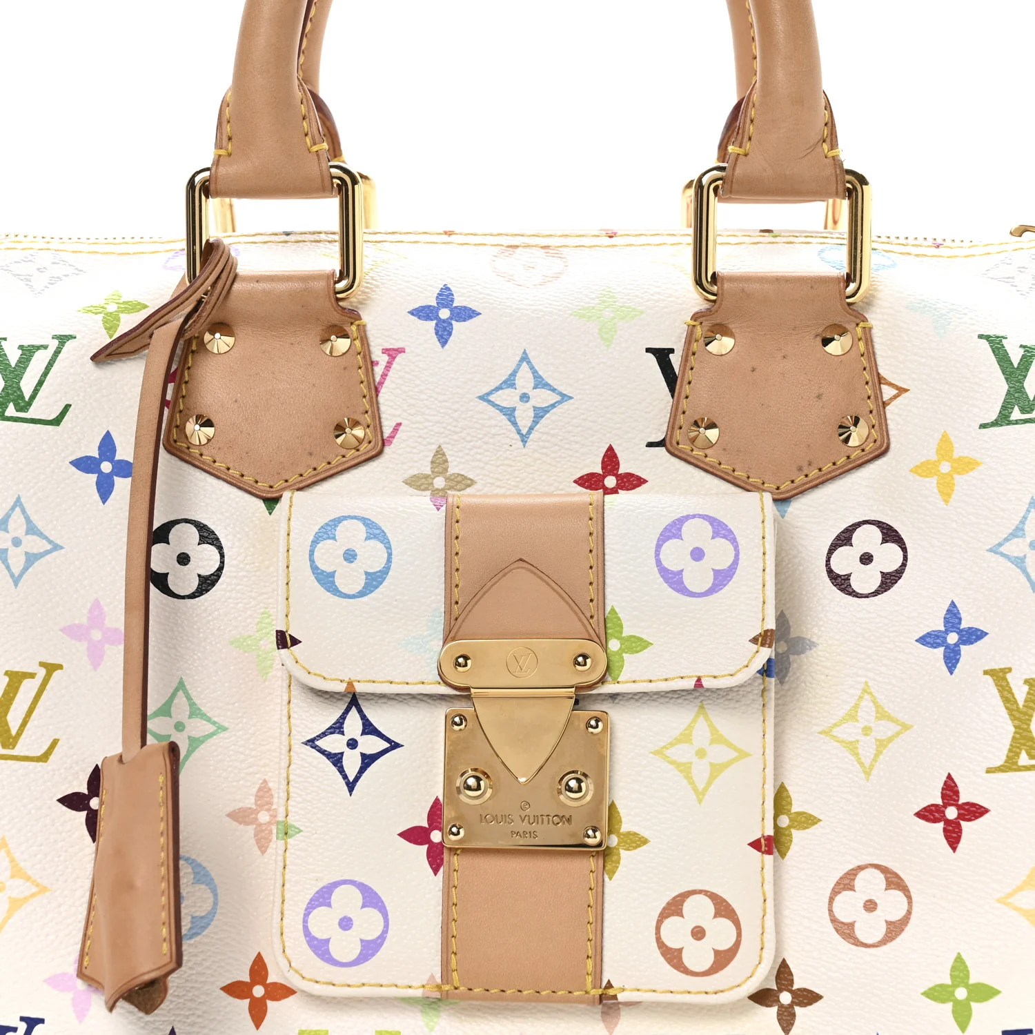 Monogram Multicolor Speedy 30 White - Image 8