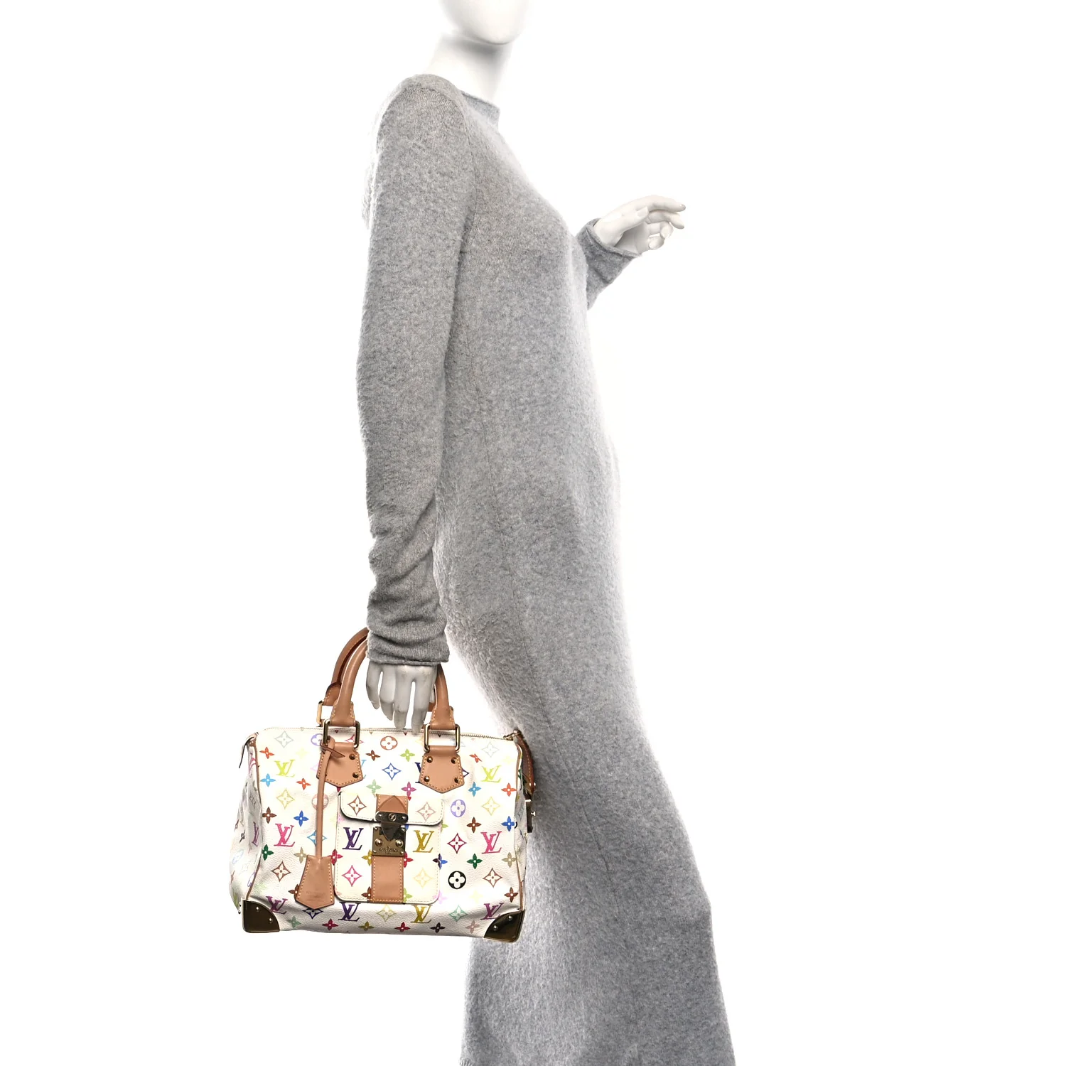 Monogram Multicolor Speedy 30 White - Image 2