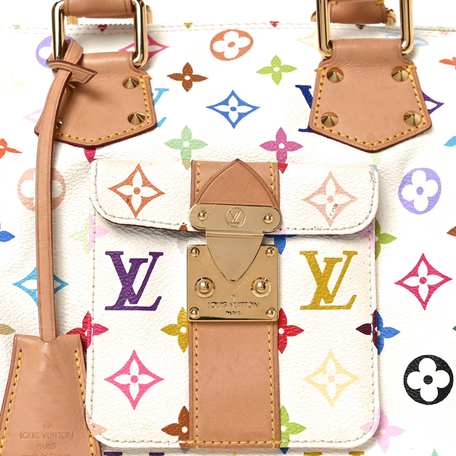 Monogram Multicolor Speedy 30 White - Image 7