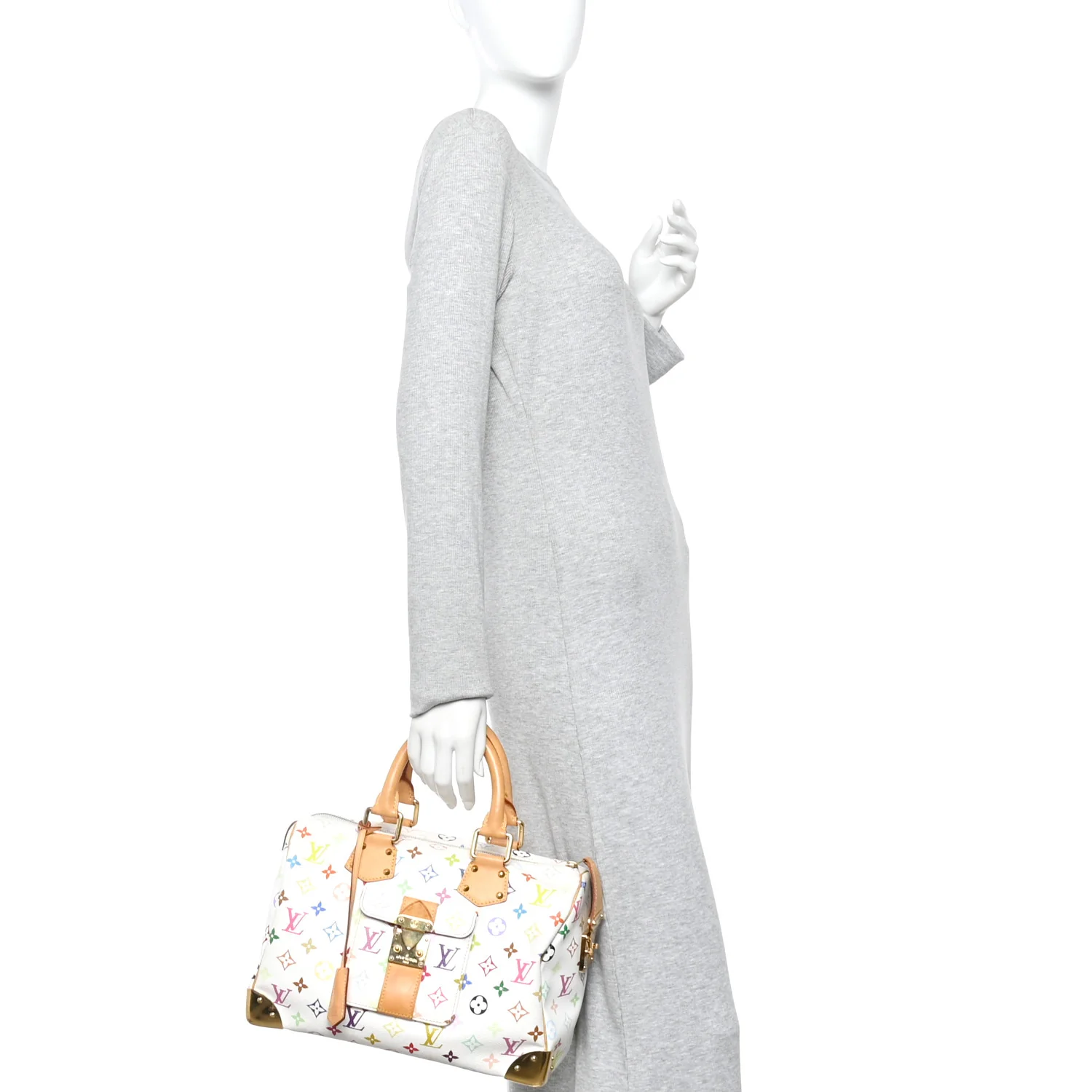 Monogram Multicolor Speedy 30 White - Image 2