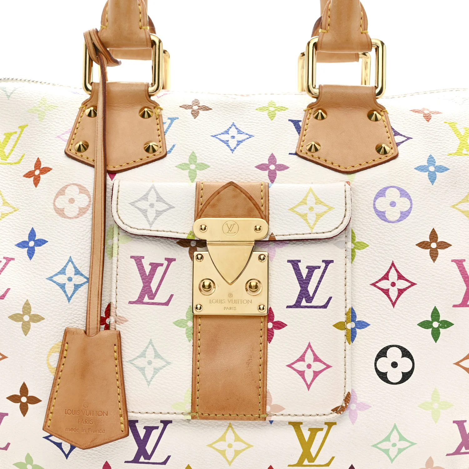 Monogram Multicolor Speedy 30 White - Image 8