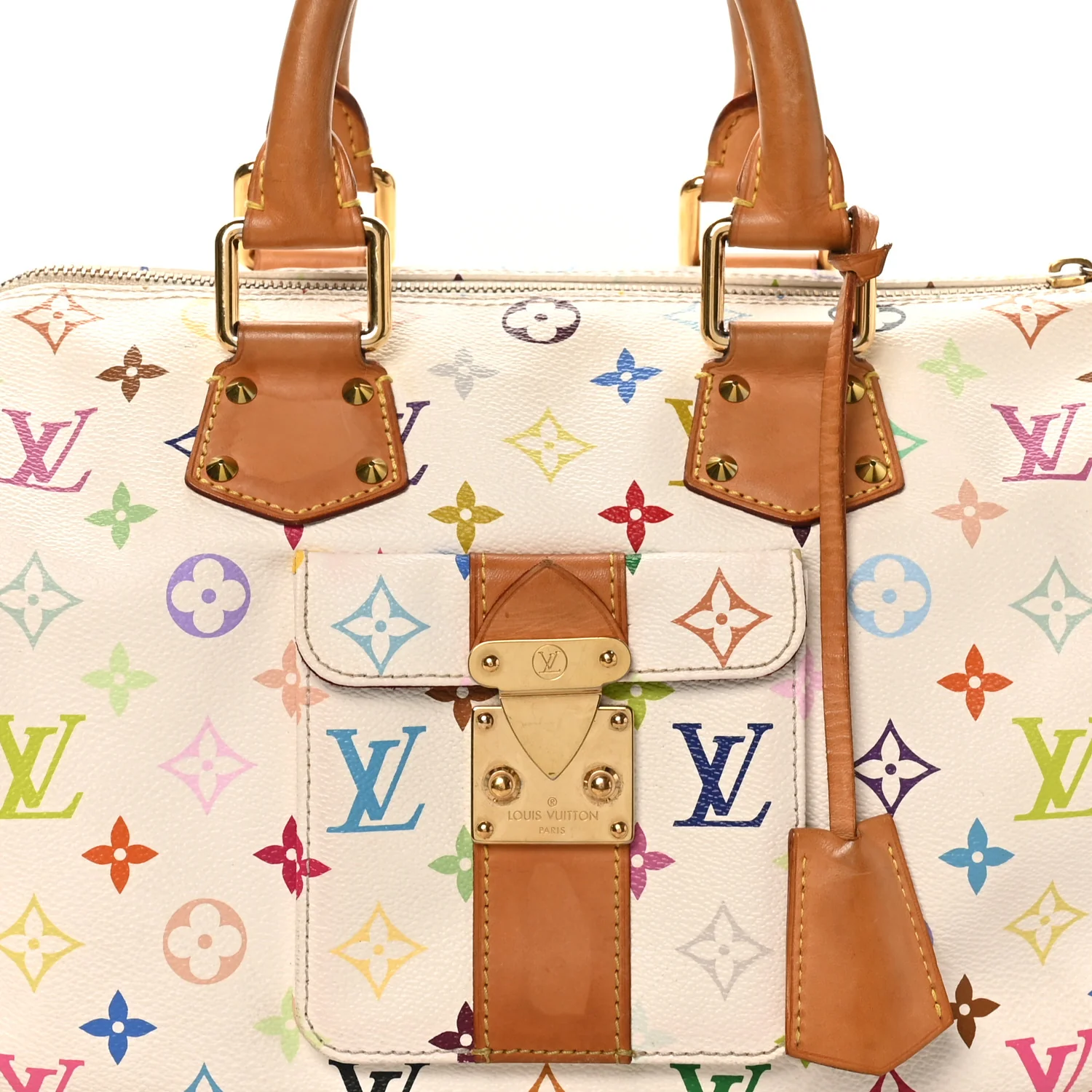 Monogram Multicolor Speedy 30 White - Image 7