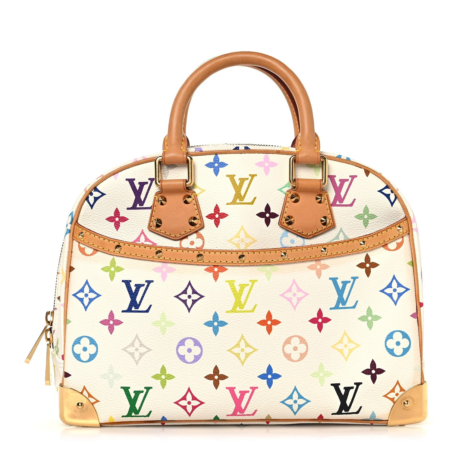 Monogram Multicolor Trouville White