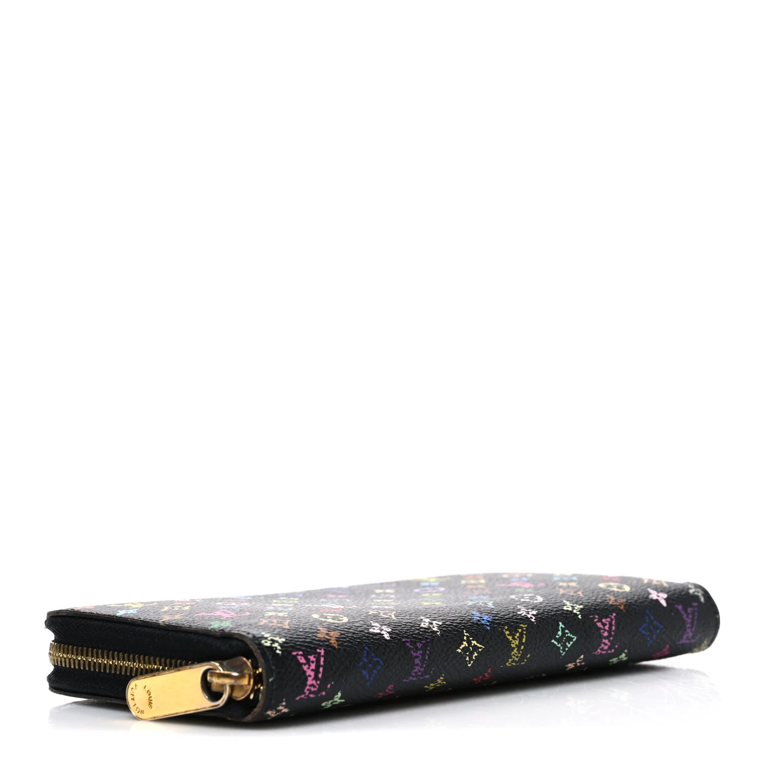Monogram Multicolor Zippy Wallet Black Violet - Image 4