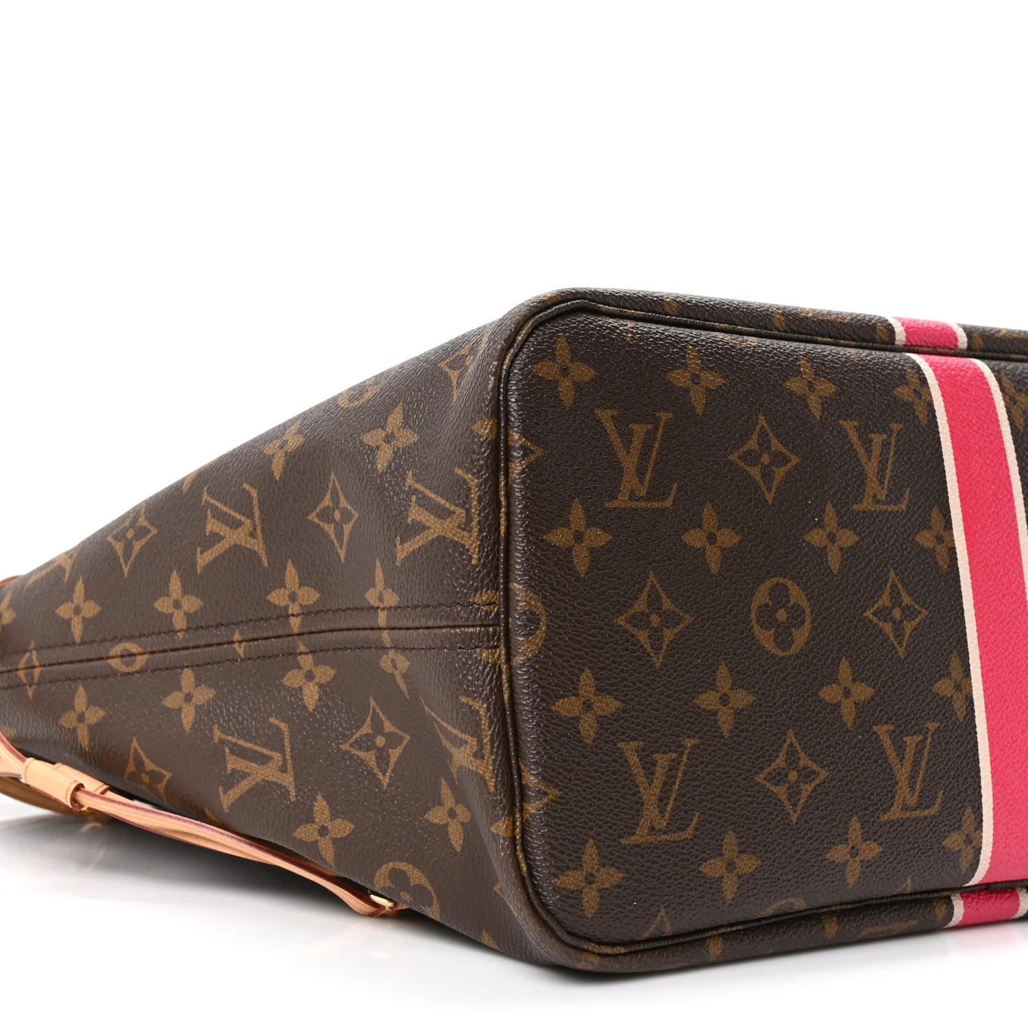 Monogram My LV Heritage Neverfull MM Fuchsia White - Image 9