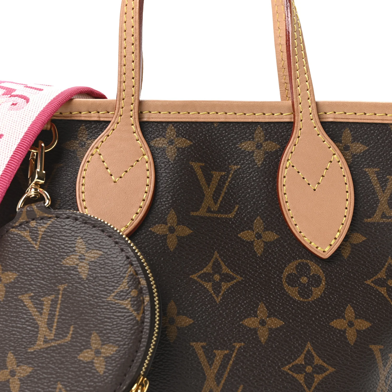 Monogram Neverfull BB Pink Peony - Image 7