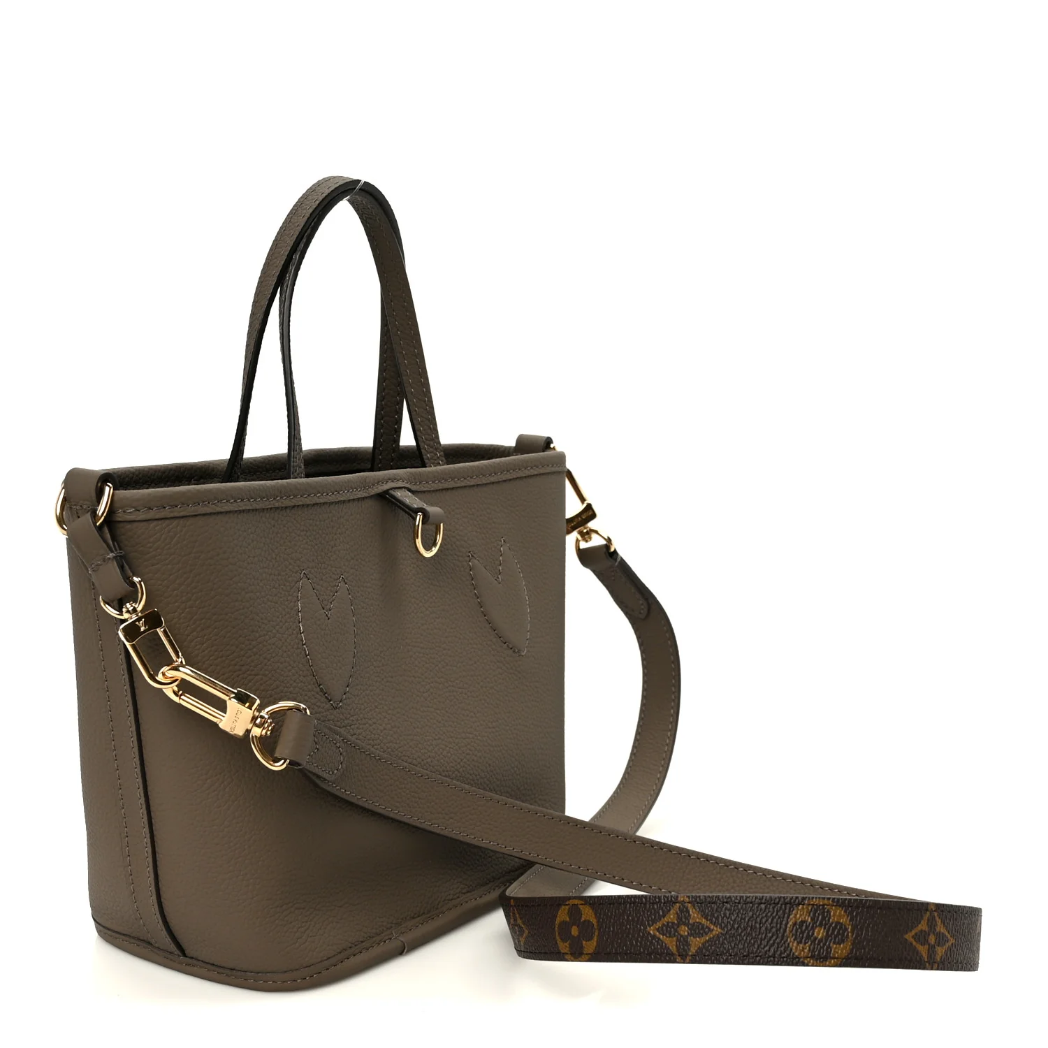 Monogram Neverfull Inside Out Bandouliere BB Dark Fango - Image 6