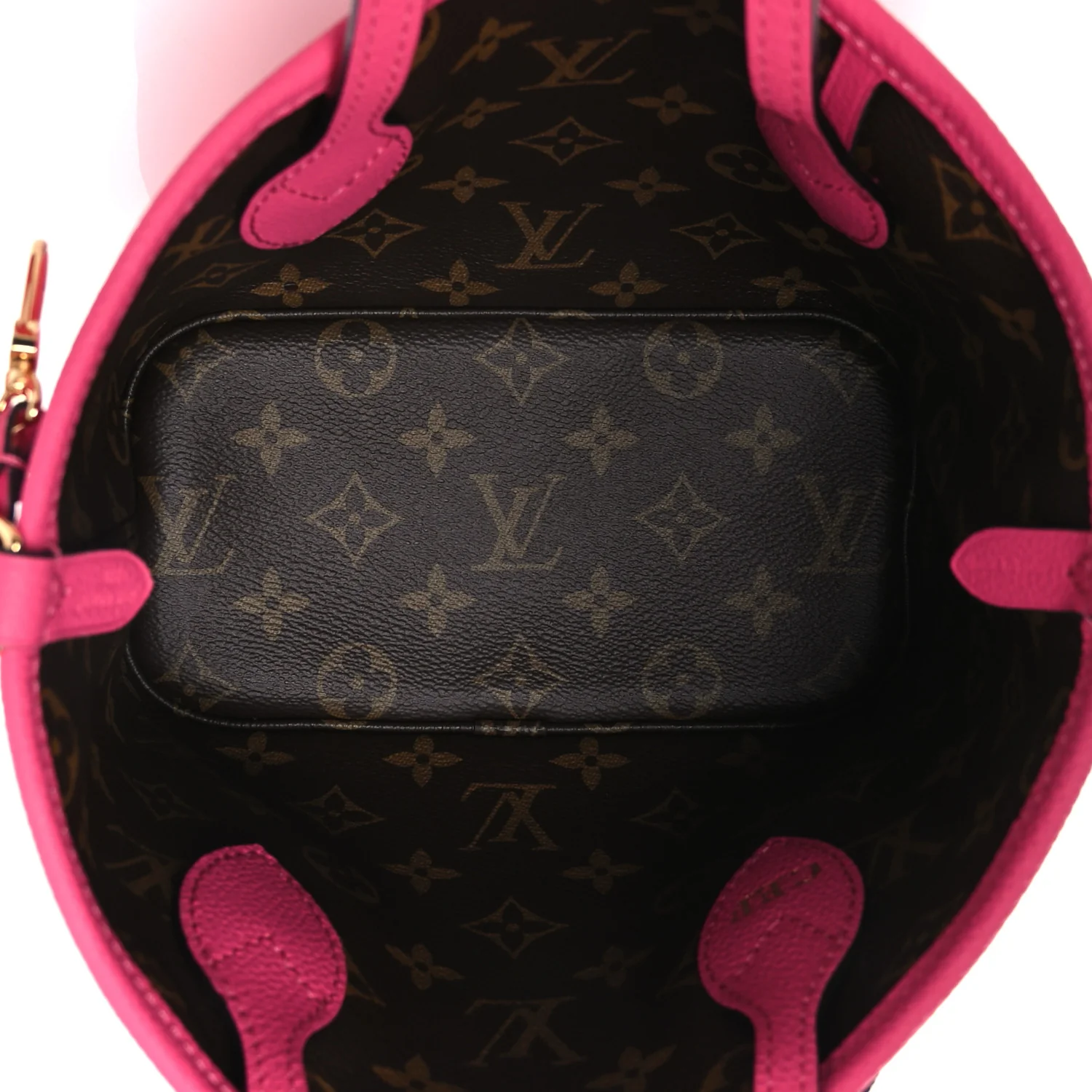 Monogram Neverfull Inside Out Bandouliere BB Rose Pondichery - Image 11