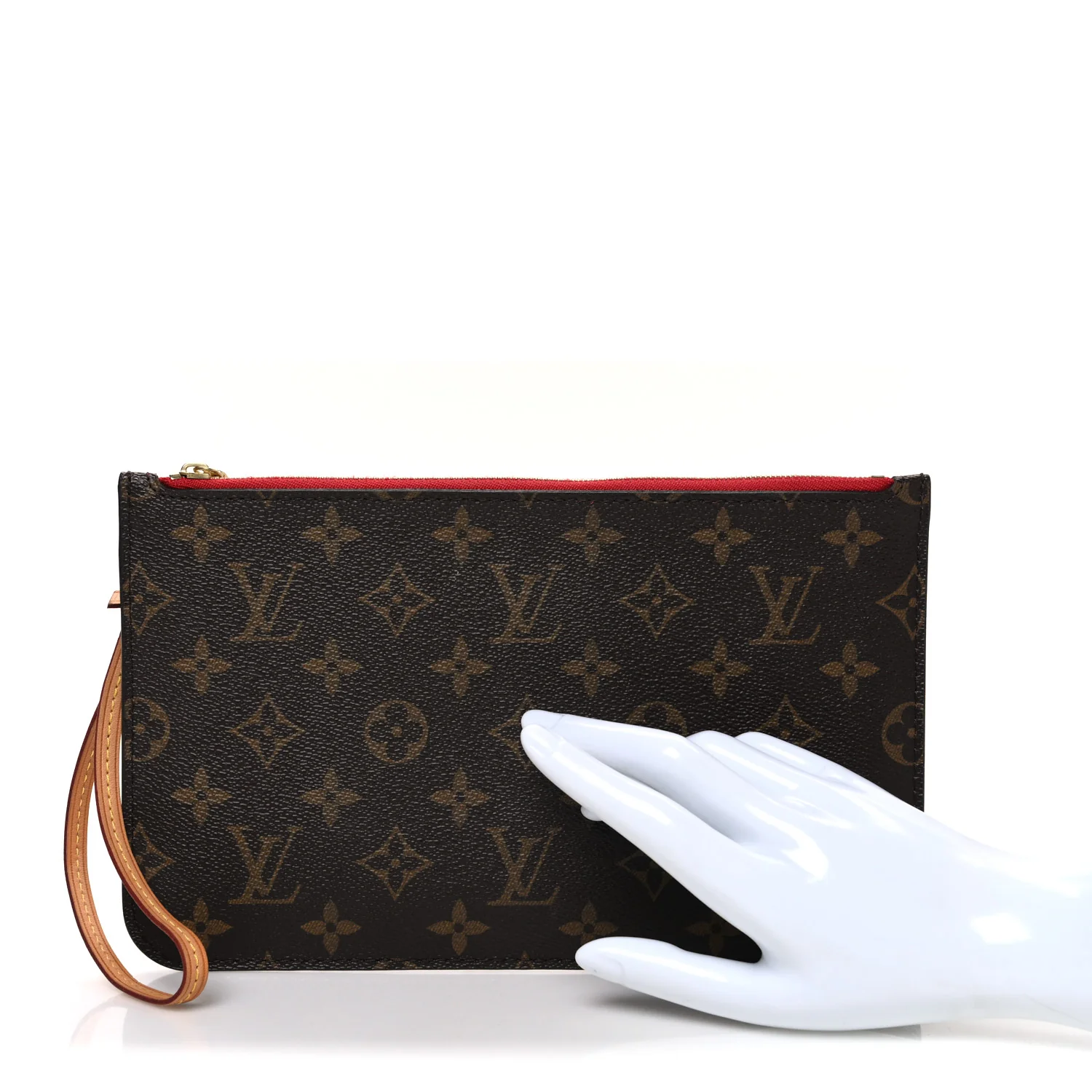 Monogram Neverfull MM GM Pochette Cherry - Image 2