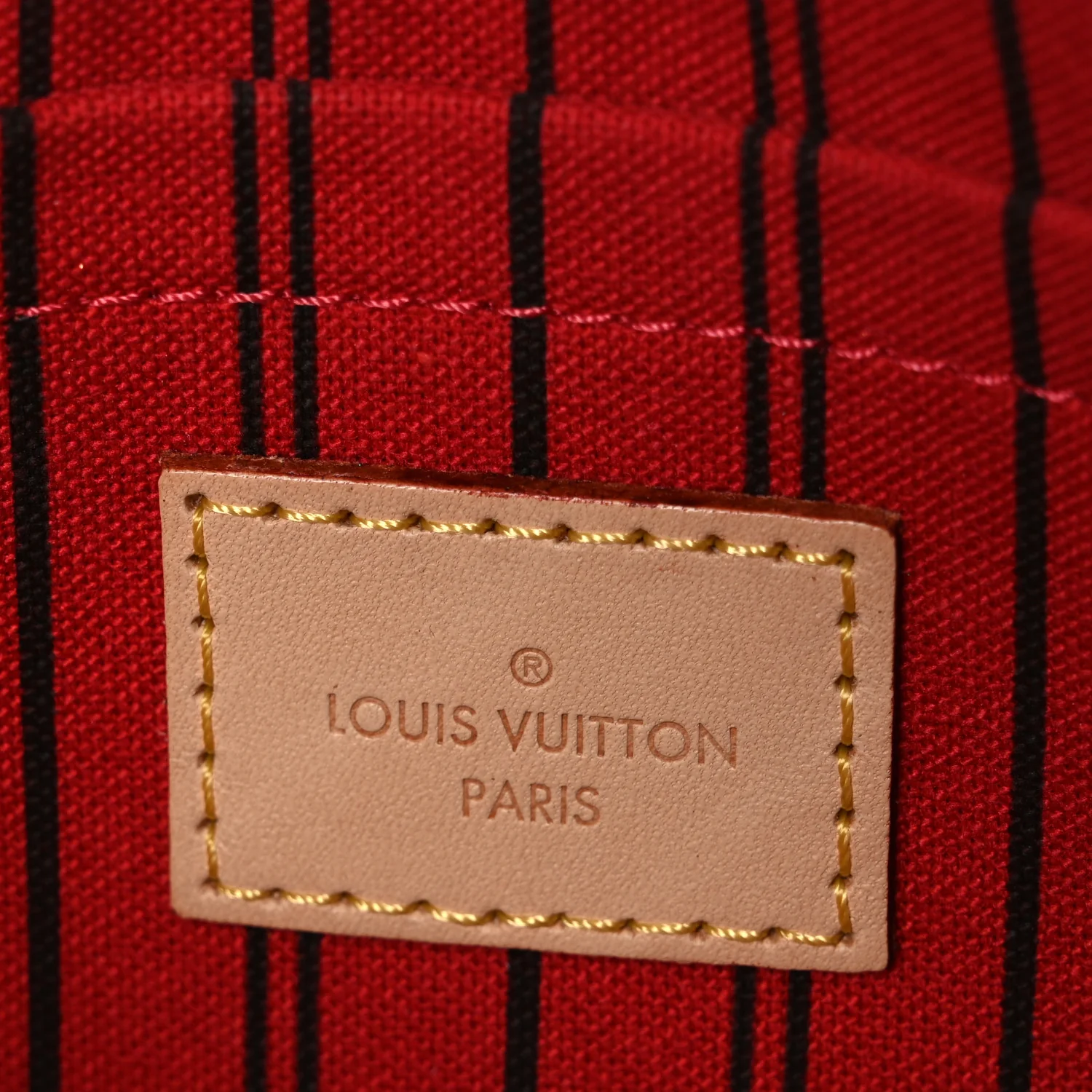 Monogram Neverfull MM GM Pochette Cherry - Image 6
