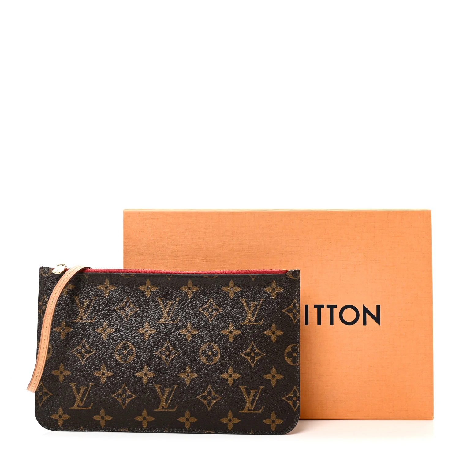 Monogram Neverfull MM GM Pochette Cherry - Image 9