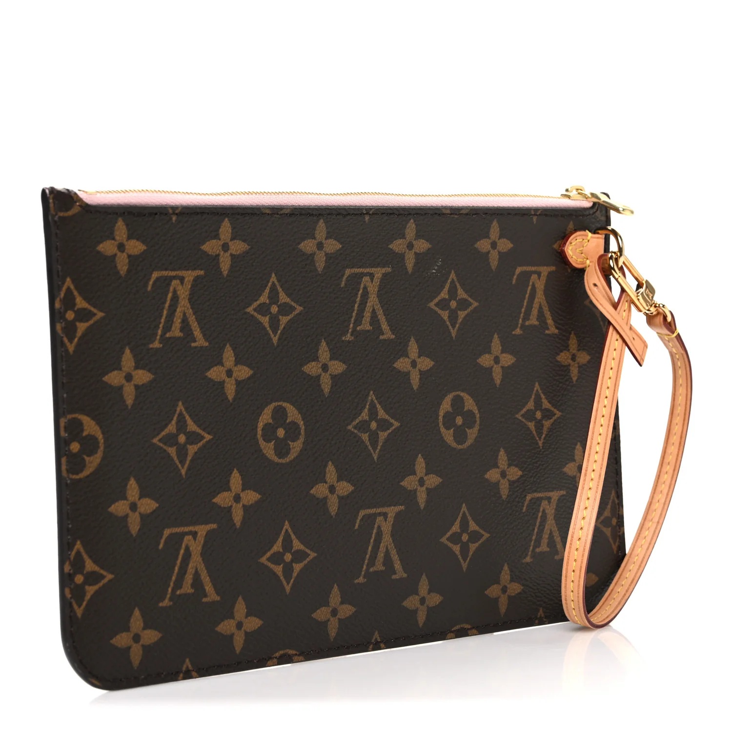 Monogram Neverfull MM GM Pochette Rose Ballerine - Image 3