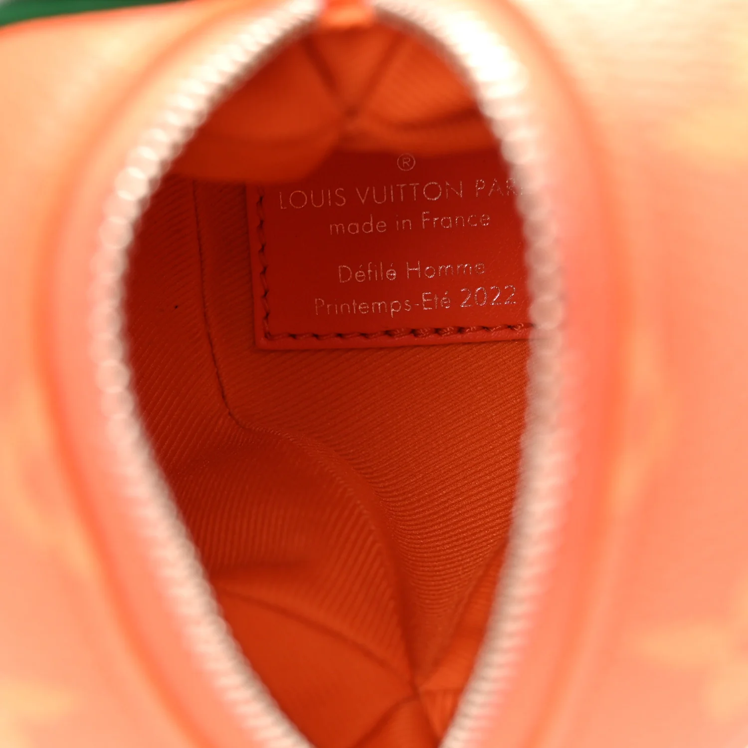 Monogram Orange Pouch Orange - Image 5