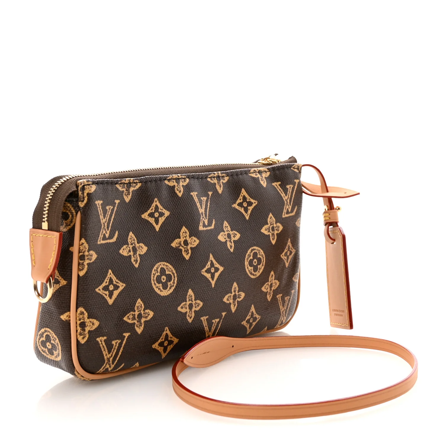 Monogram Origine Lin Pochette Accessories Dark Chocolate - Image 3