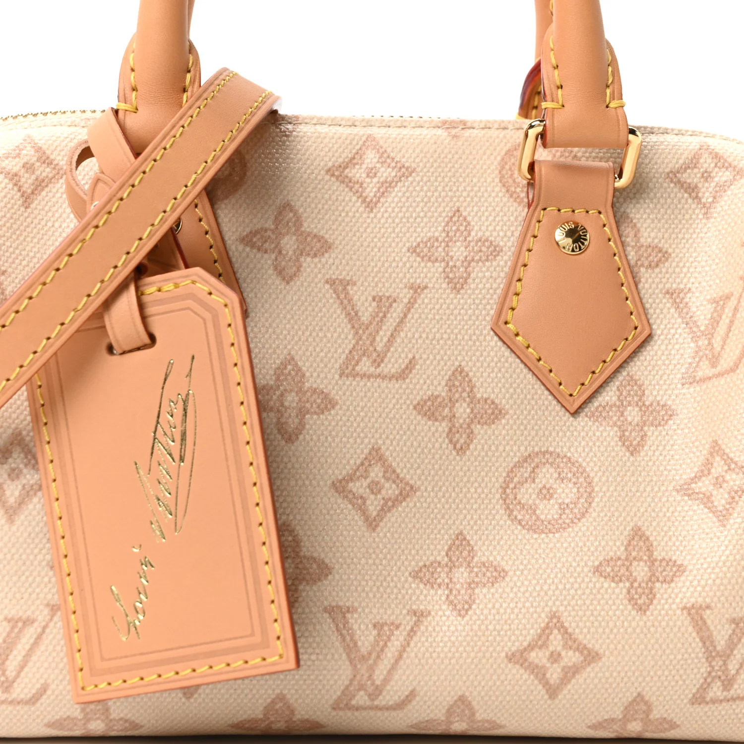 Monogram Origine Lin Speedy Bandouliere 20 Linen - Image 7