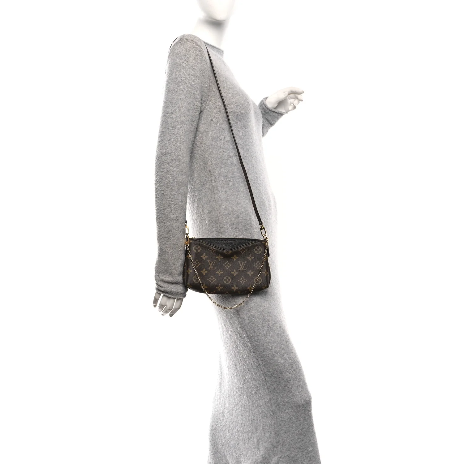 Monogram Pallas Clutch Black - Image 2
