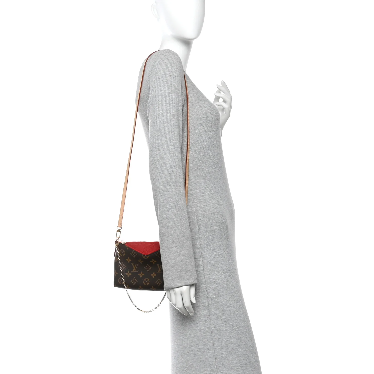Monogram Pallas Clutch Cherry - Image 2