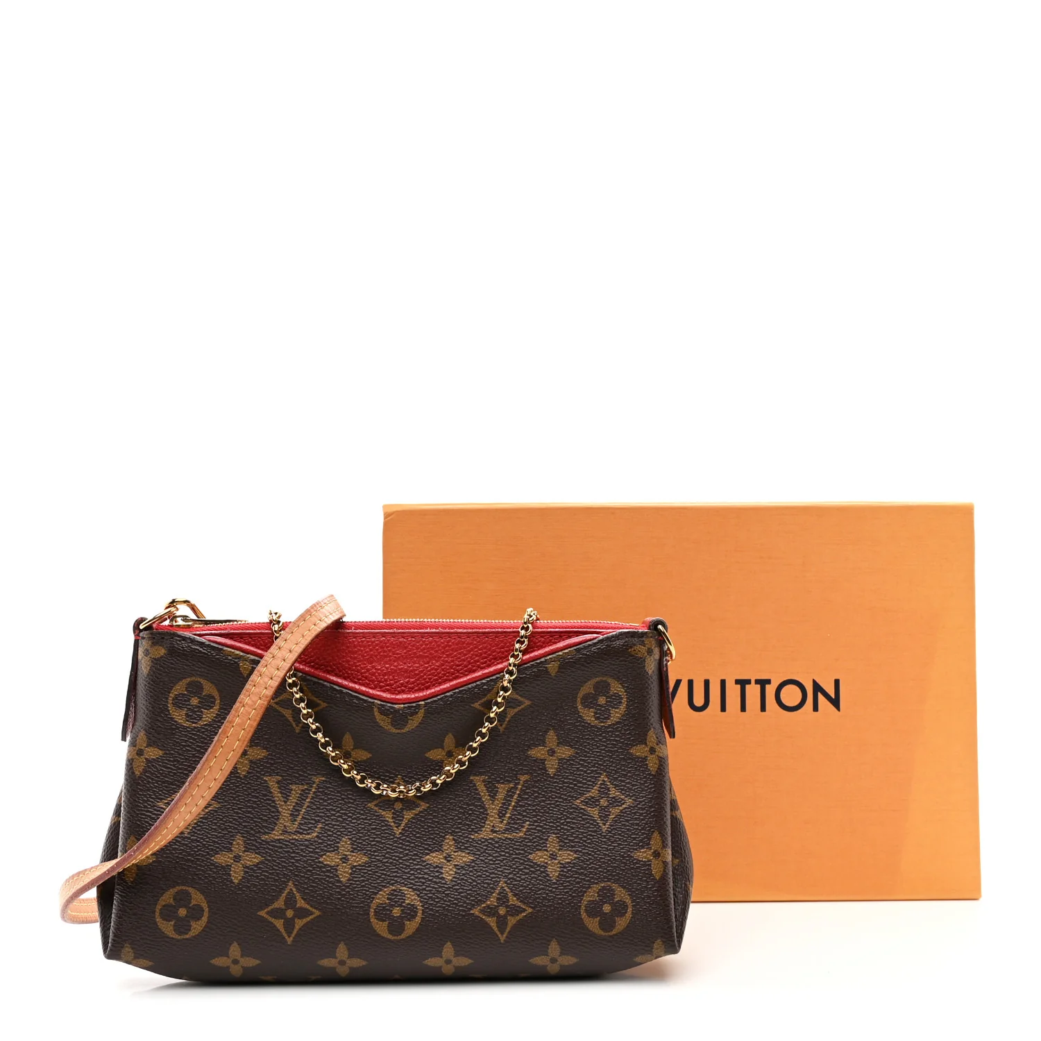 Monogram Pallas Clutch Poppy - Image 10
