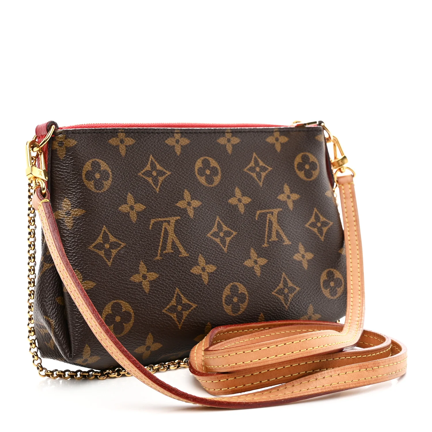 Monogram Pallas Clutch Poppy - Image 3