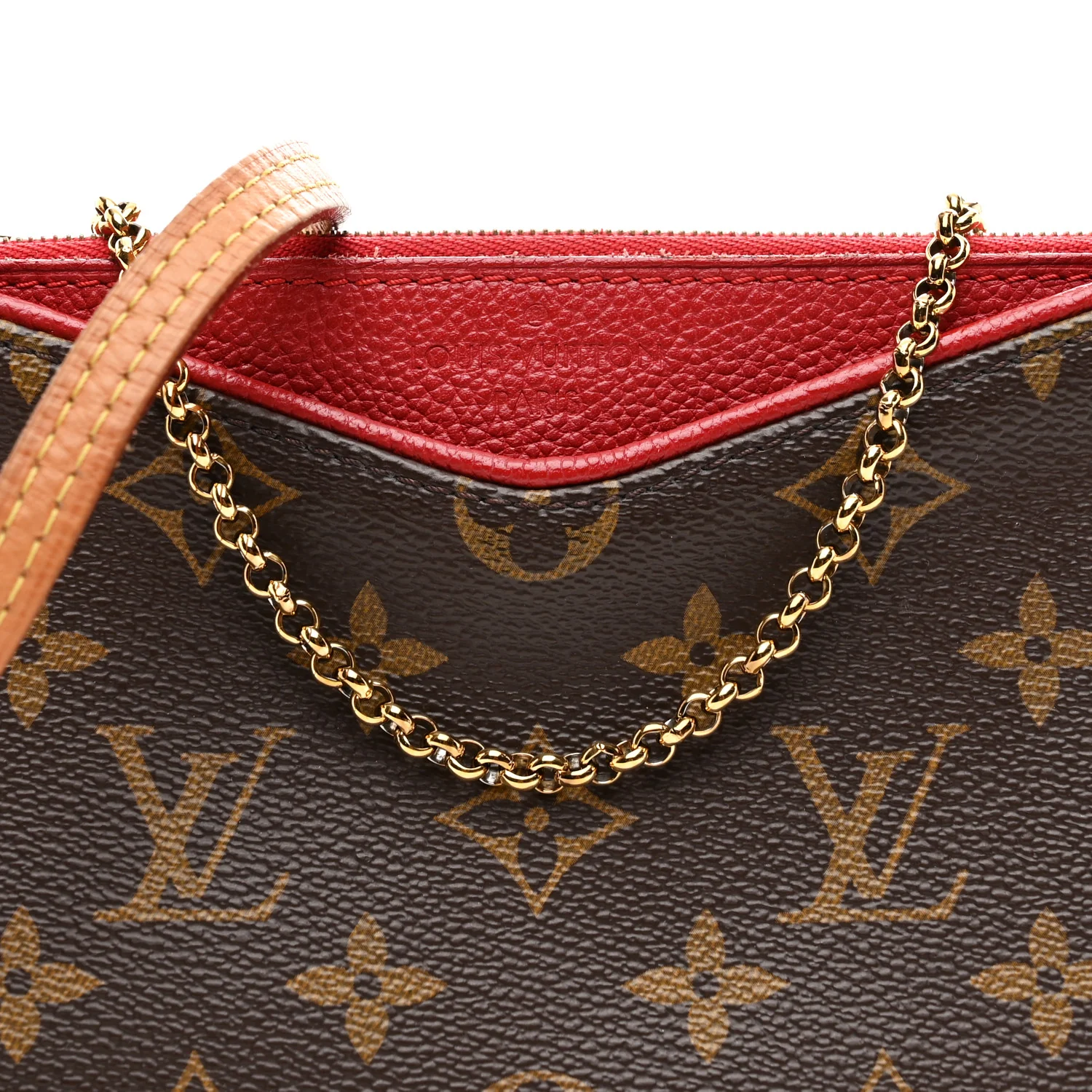 Monogram Pallas Clutch Poppy - Image 7