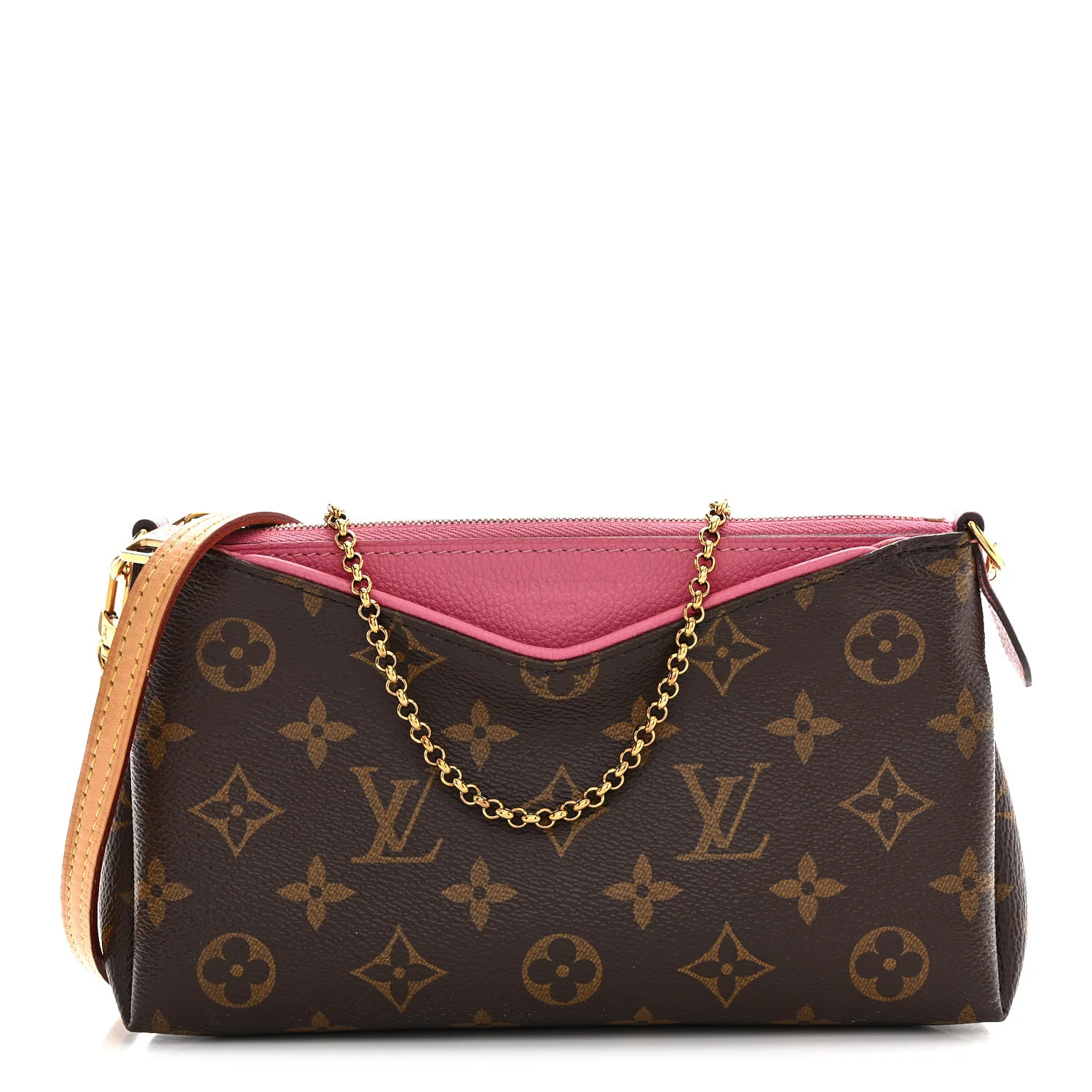 Monogram Pallas Clutch Rose Fizzy