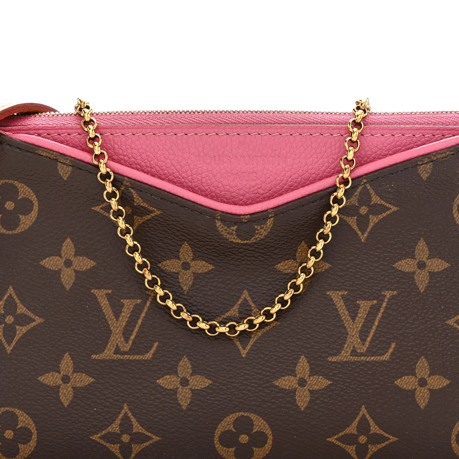 Monogram Pallas Clutch Rose Fizzy - Image 8