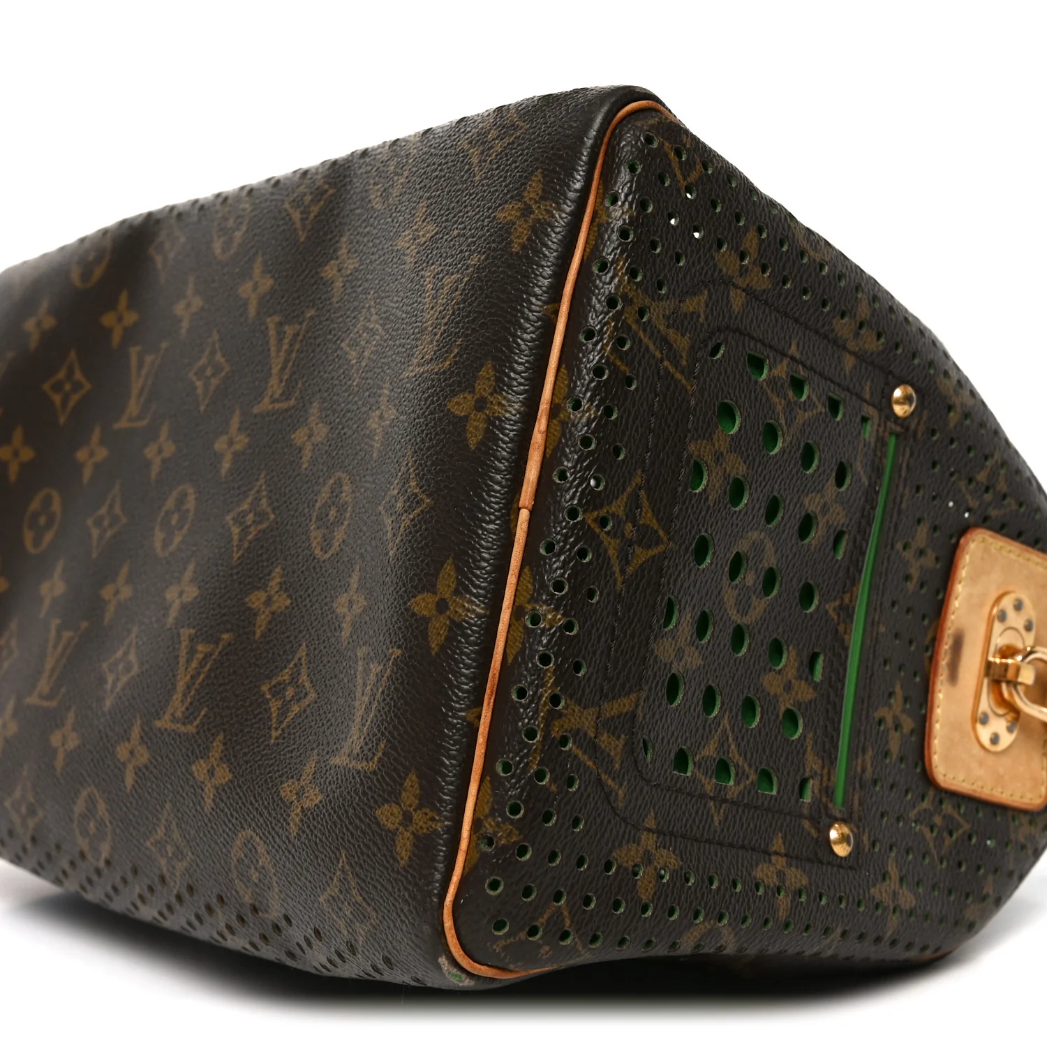 Monogram Perforated Speedy 30 Green - Image 9