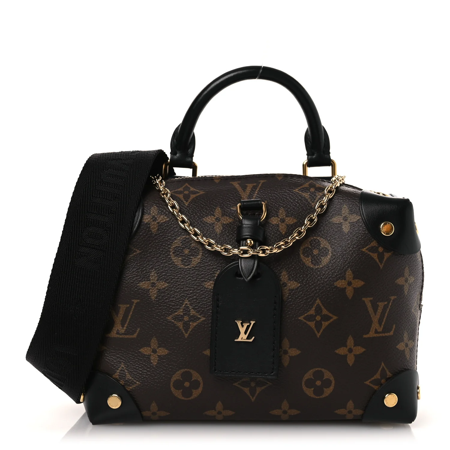 Monogram Petite Malle Souple Black
