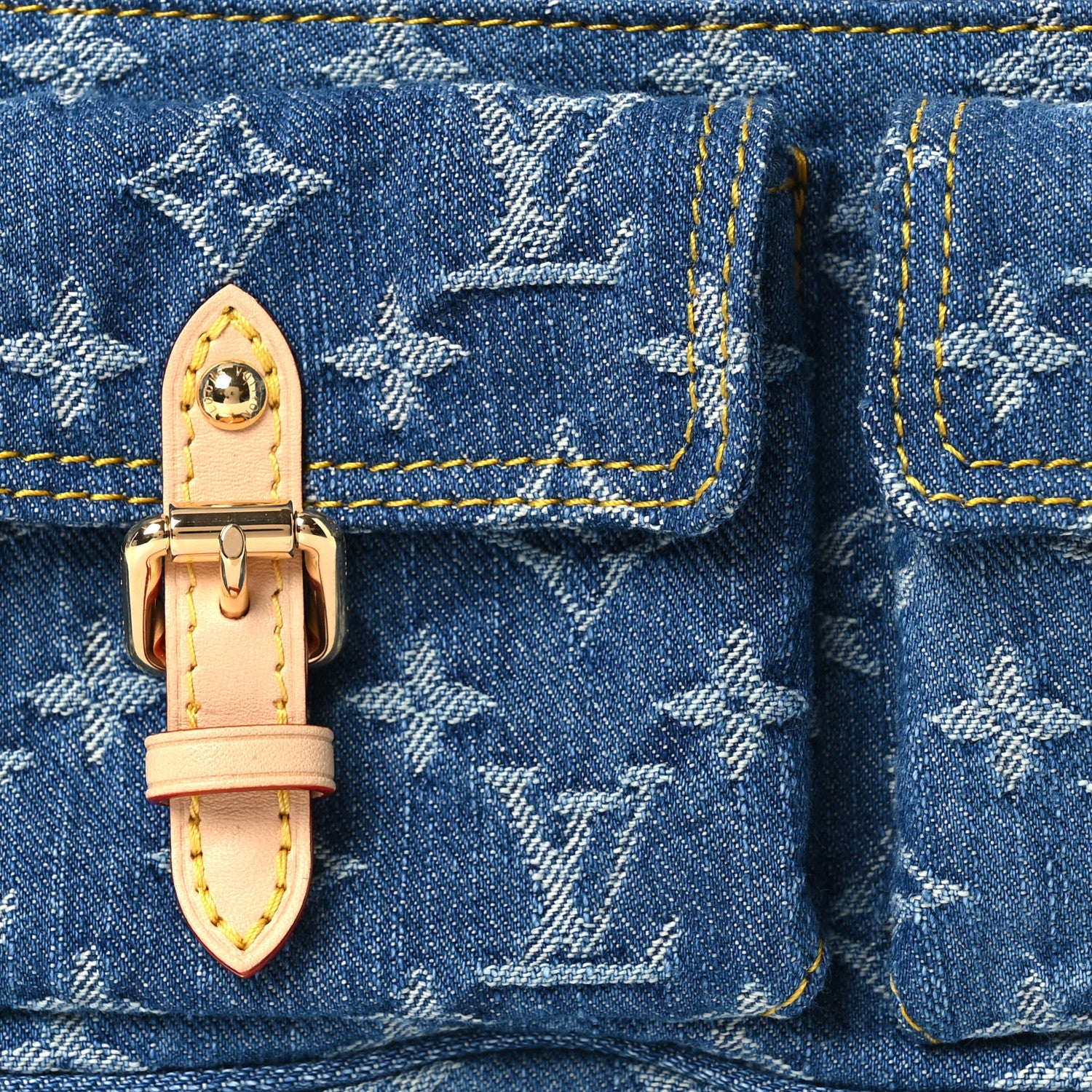 Monogram Pochette Accessories Cargo Blue Denim - Image 7