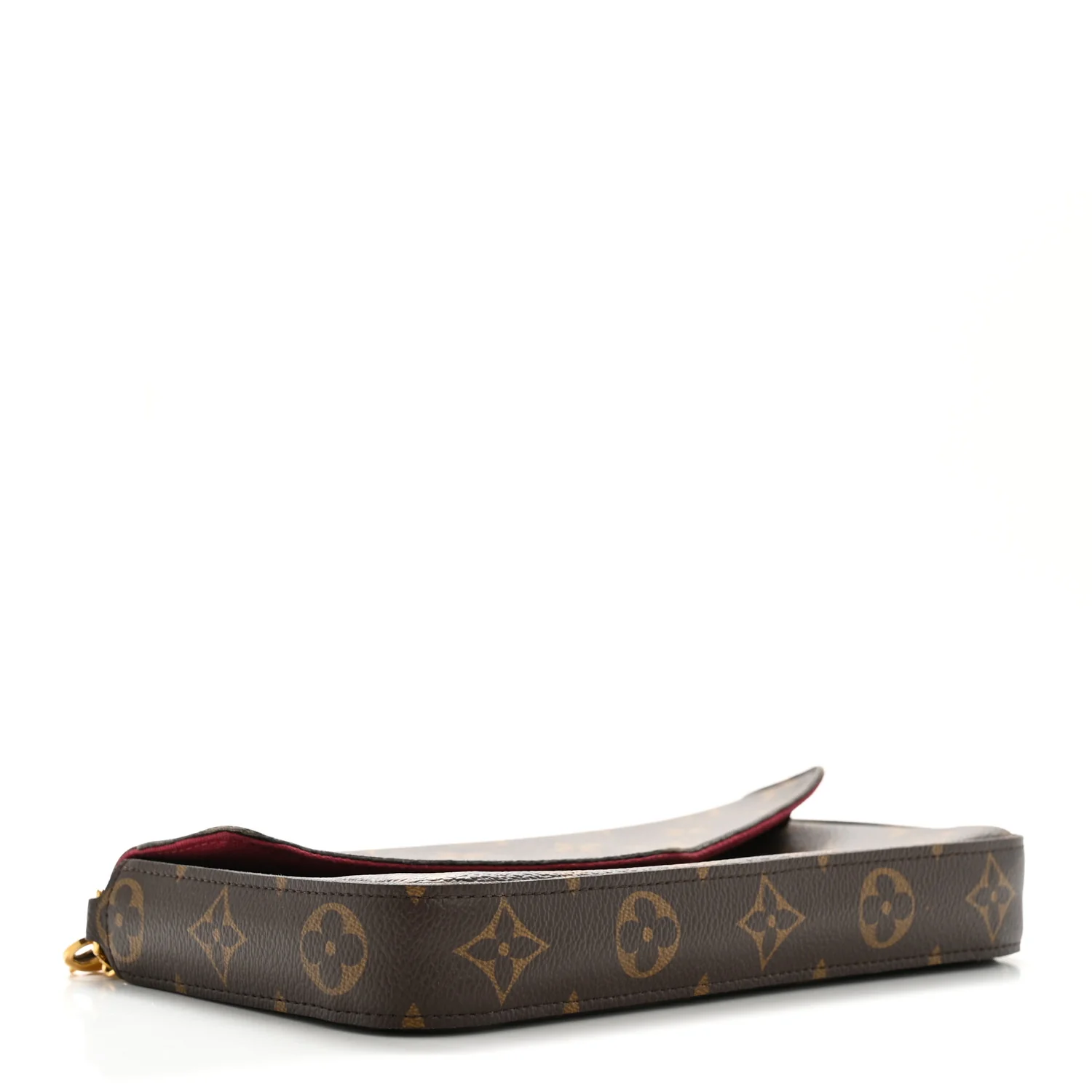 Monogram Pochette Felicie Chain Wallet Fuchsia - Image 5