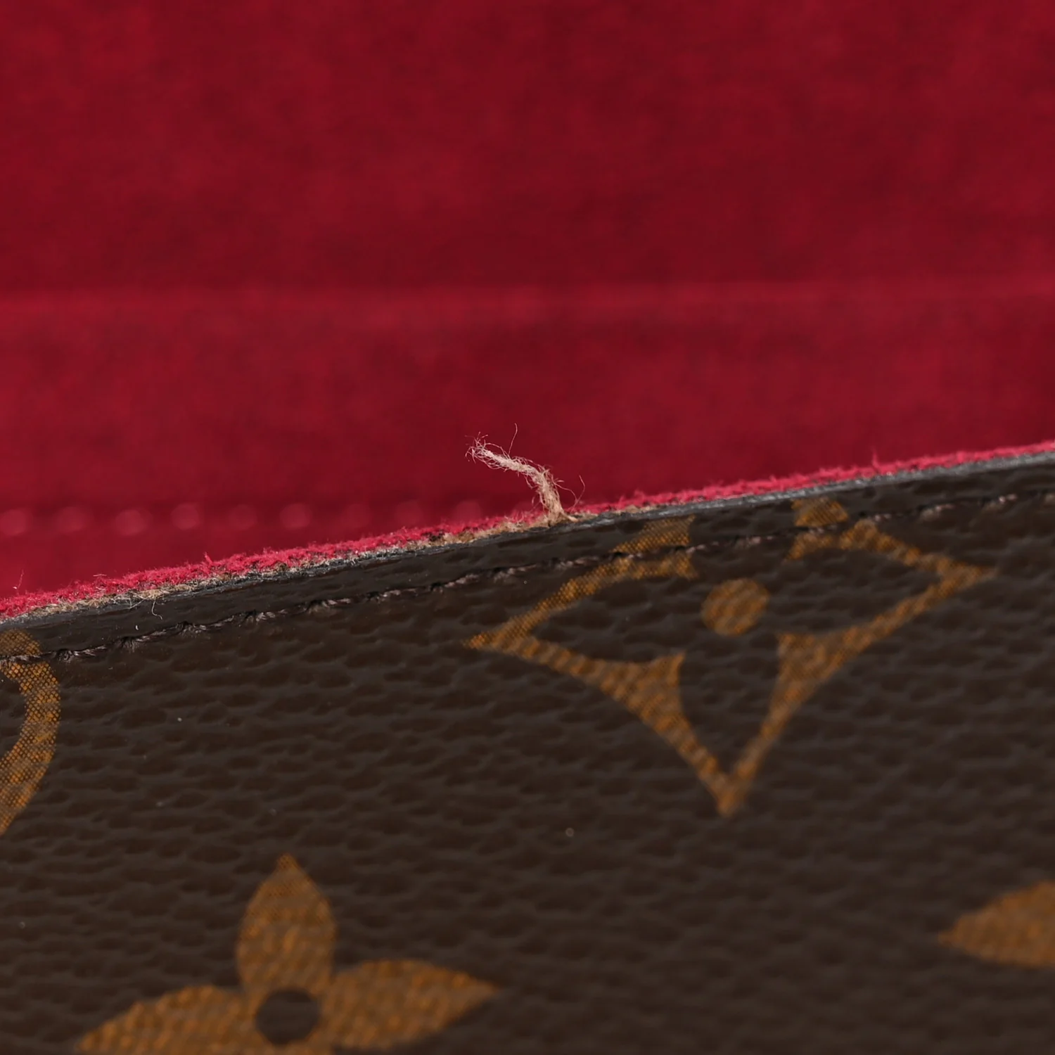 Monogram Pochette Felicie Chain Wallet Fuchsia - Image 12