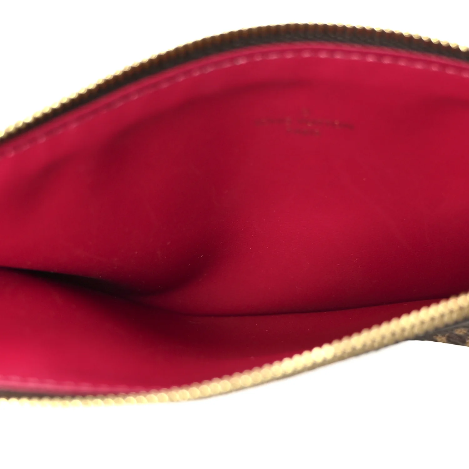 Monogram Pochette Felicie Chain Wallet Fuchsia - Image 9