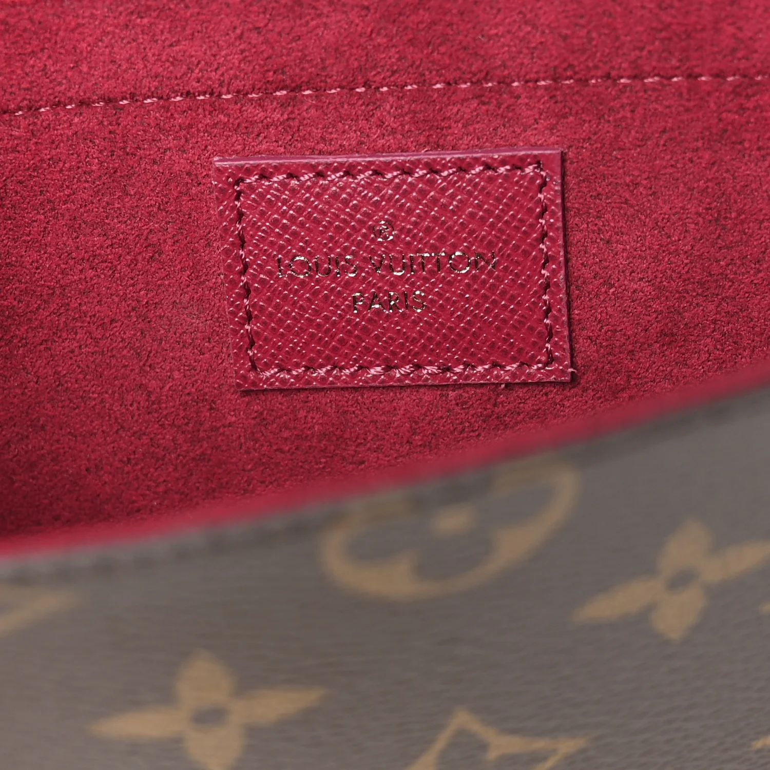 Monogram Pochette Felicie Chain Wallet Fuchsia - Image 7