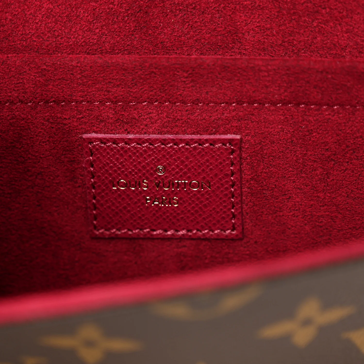 Monogram Pochette Felicie Chain Wallet Fuchsia - Image 7