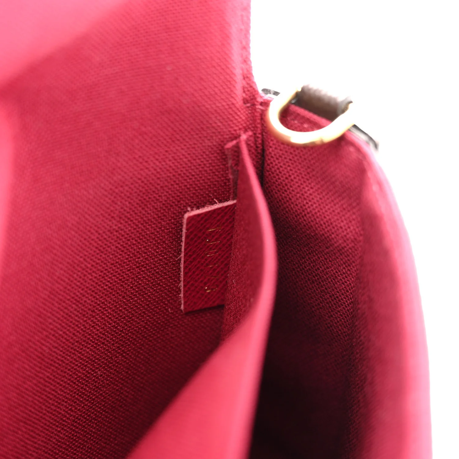 Monogram Pochette Felicie Chain Wallet Fuchsia - Image 8