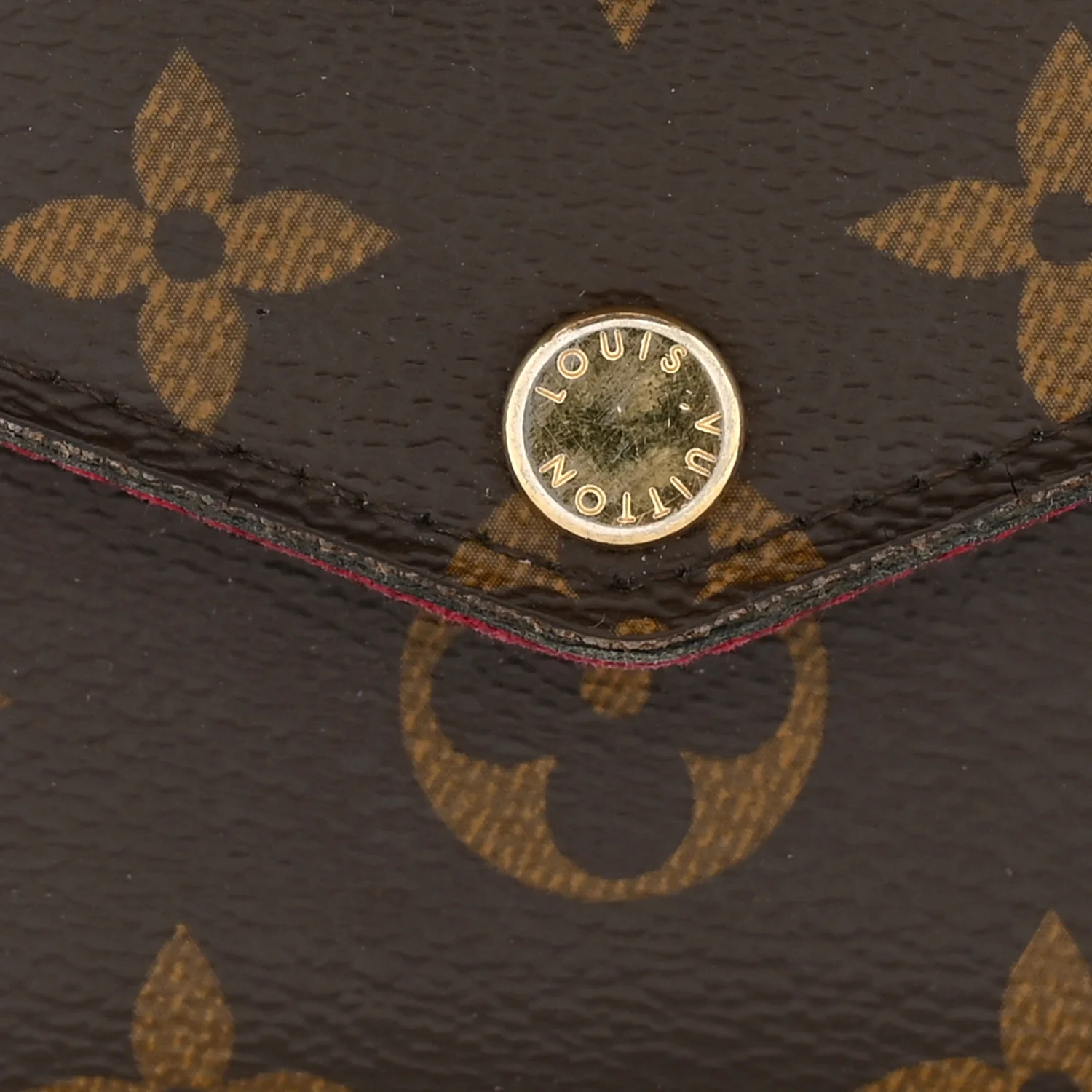 Monogram Pochette Felicie Chain Wallet Fuchsia - Image 15