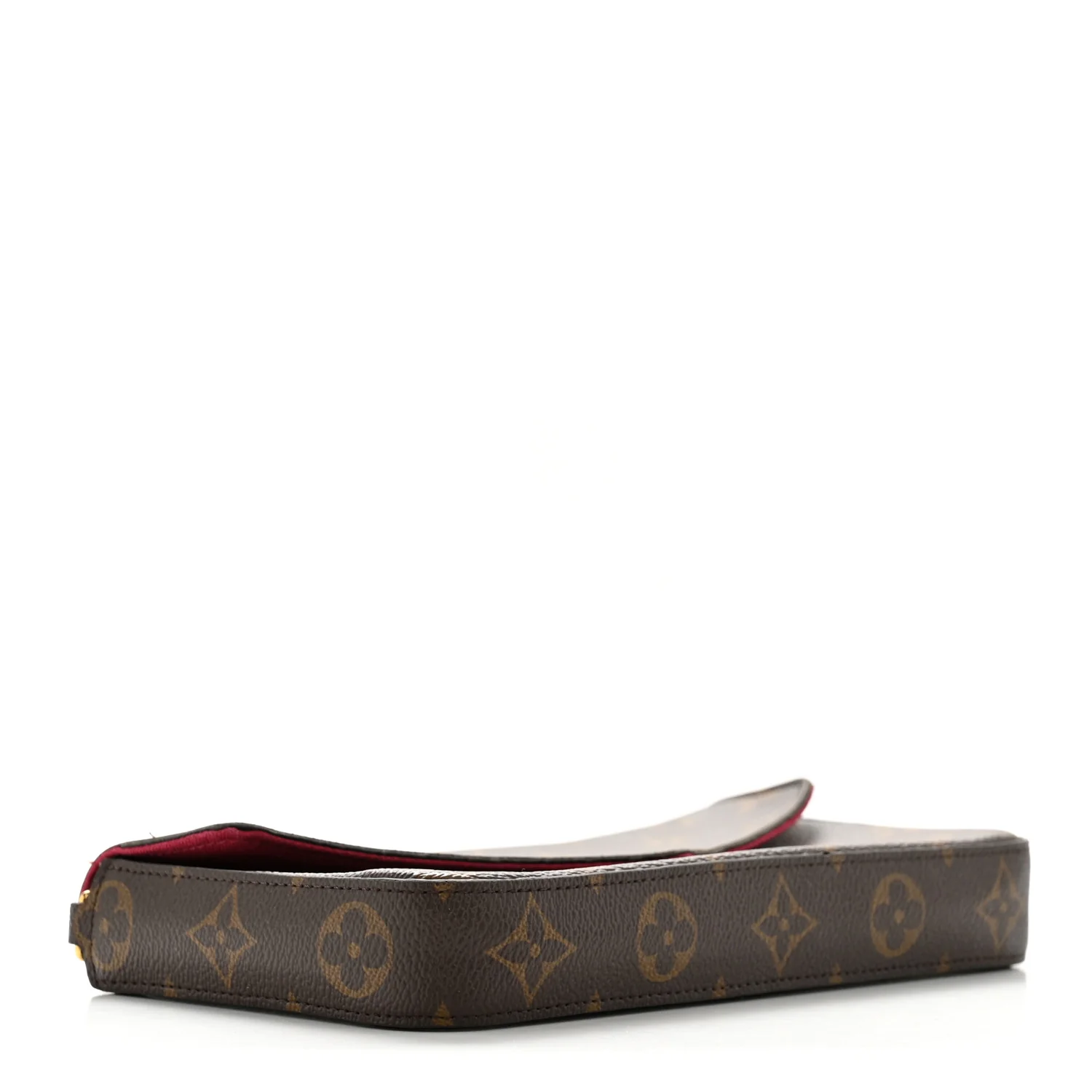 Monogram Pochette Felicie Chain Wallet Fuchsia - Image 5