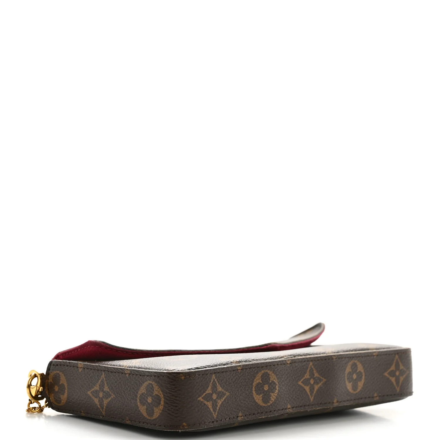Monogram Pochette Felicie Chain Wallet Fuchsia - Image 5