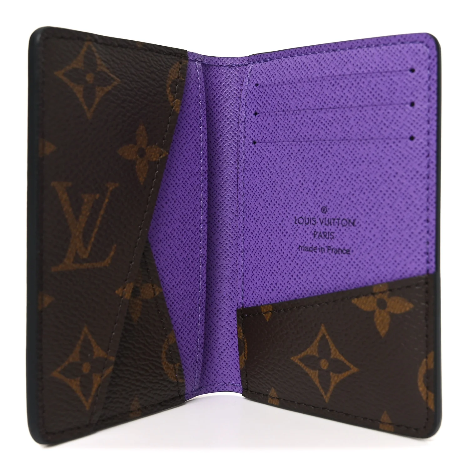 Monogram Pocket Organizer NM Purple - Image 5