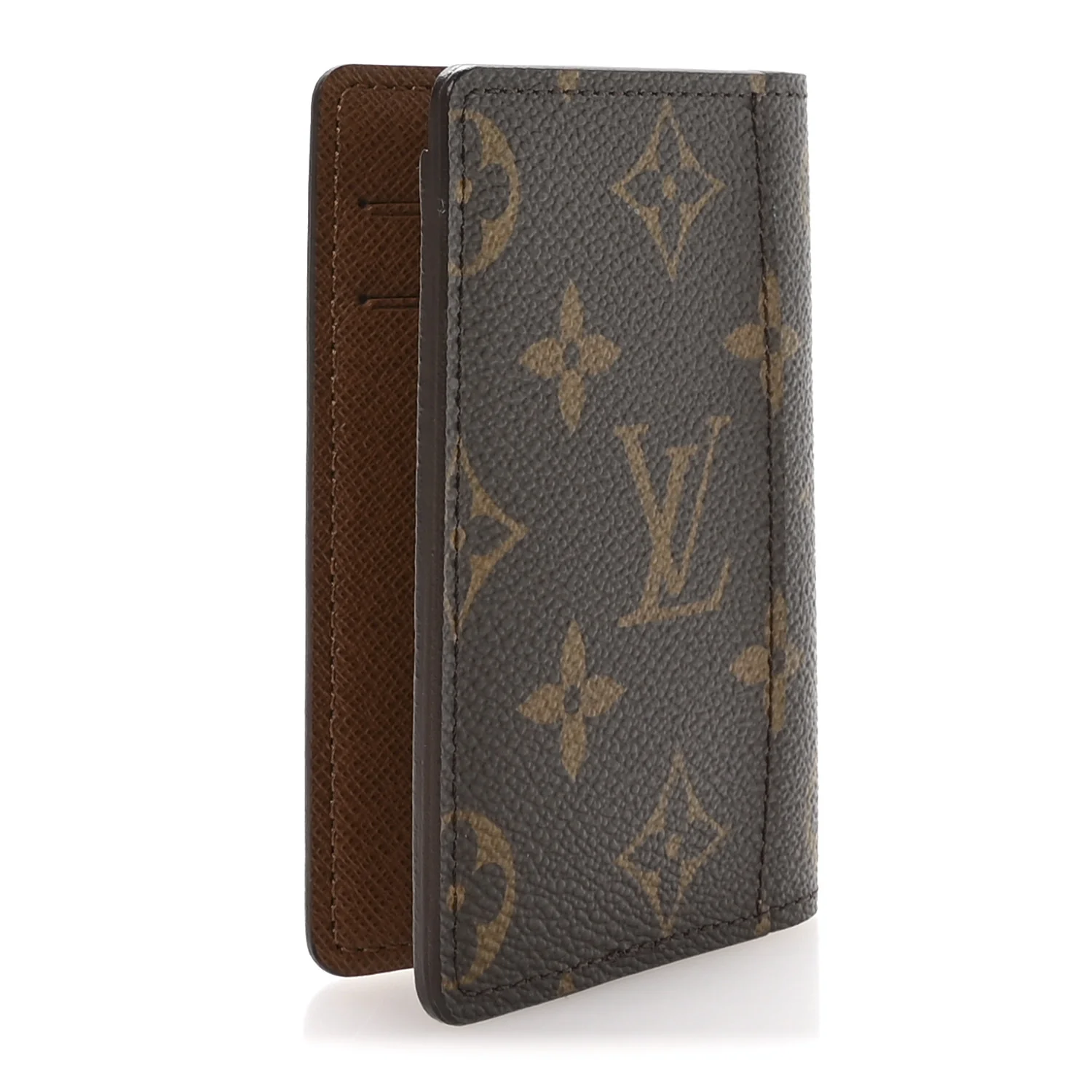 Monogram Porte-Cartes Pass Vertical Card Holder - Image 3
