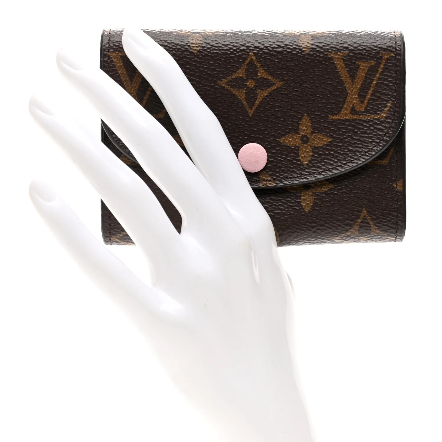 Monogram Rosalie Coin Purse Rose Ballerine - Image 2