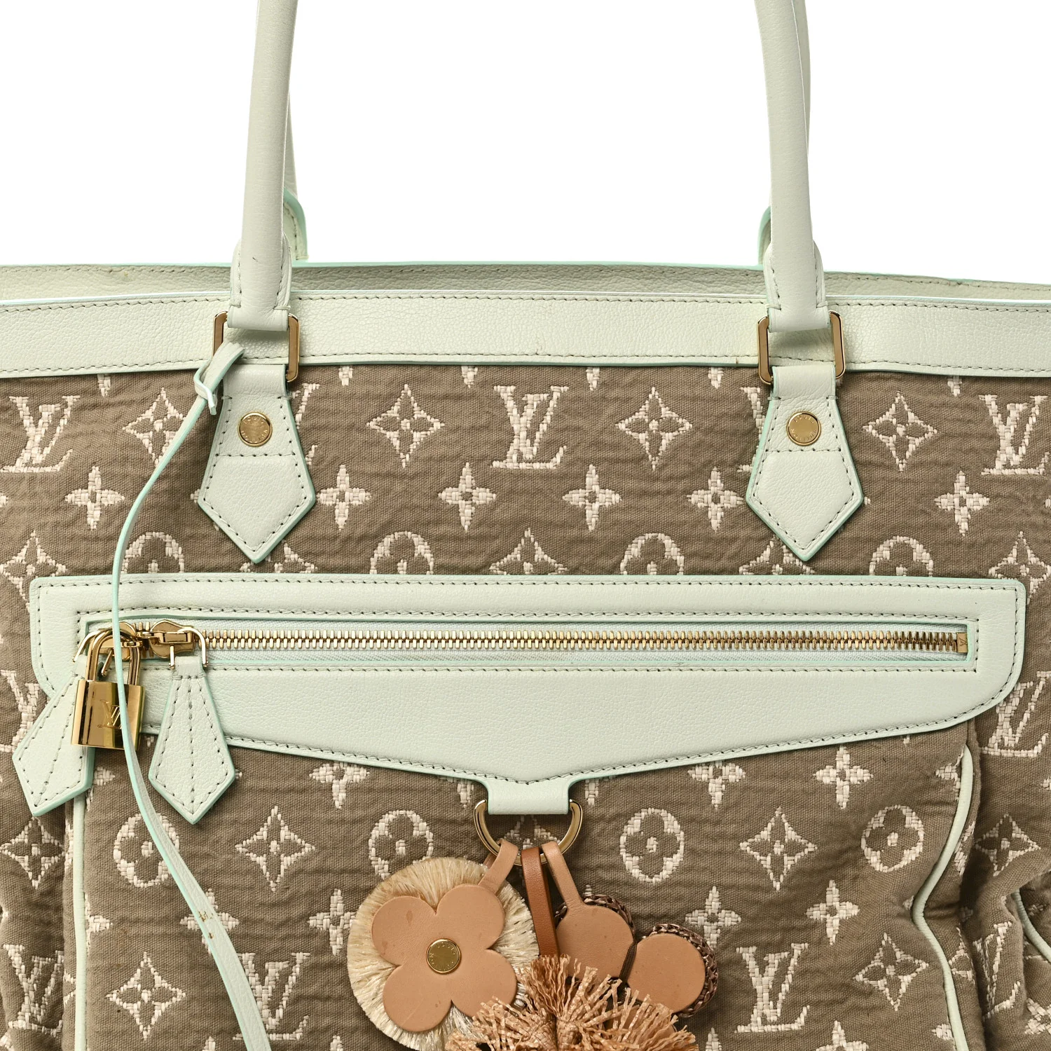 Monogram Sabbia Cabas GM Light Blue - Image 7
