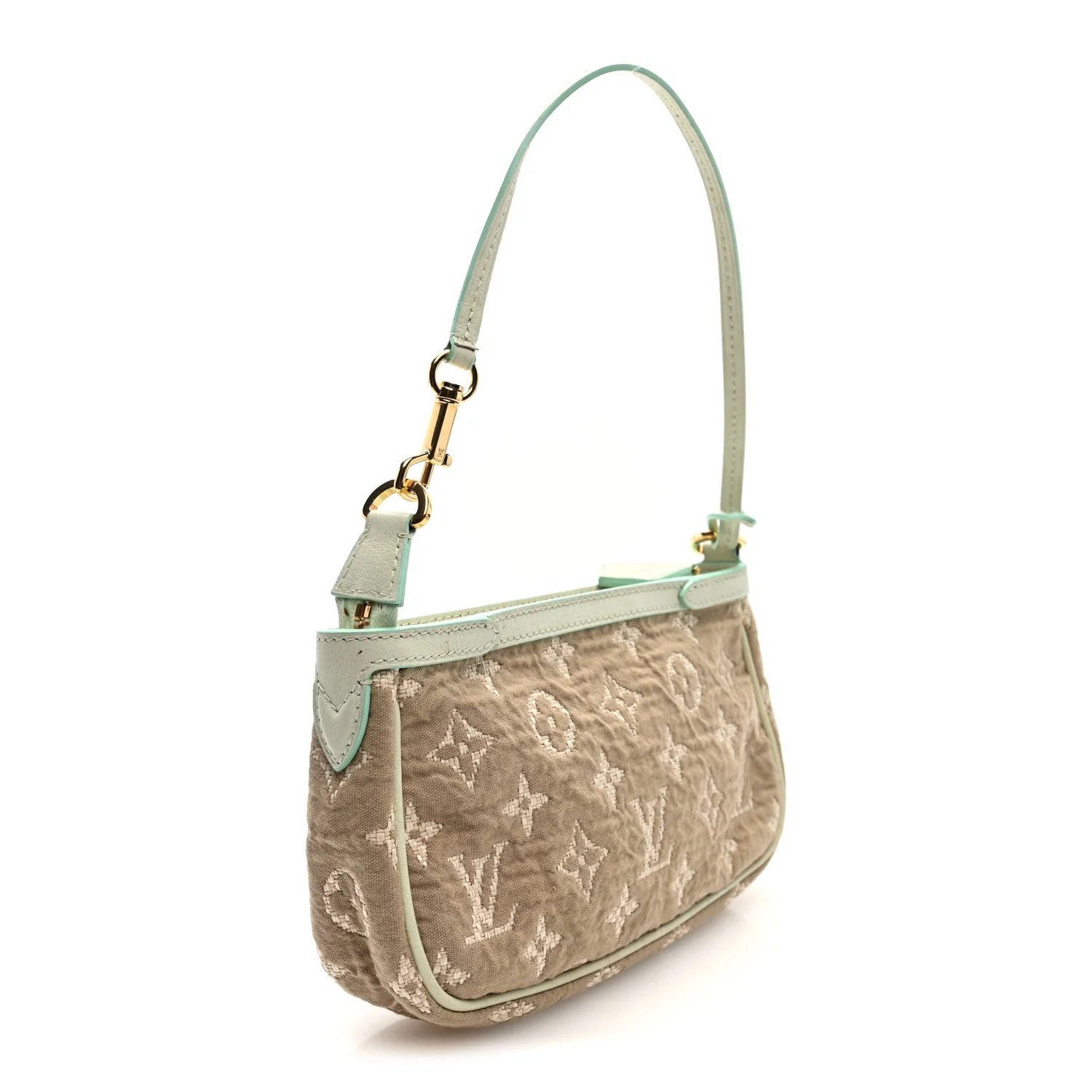Monogram Sabbia Pochette Accessories Vert - Image 3
