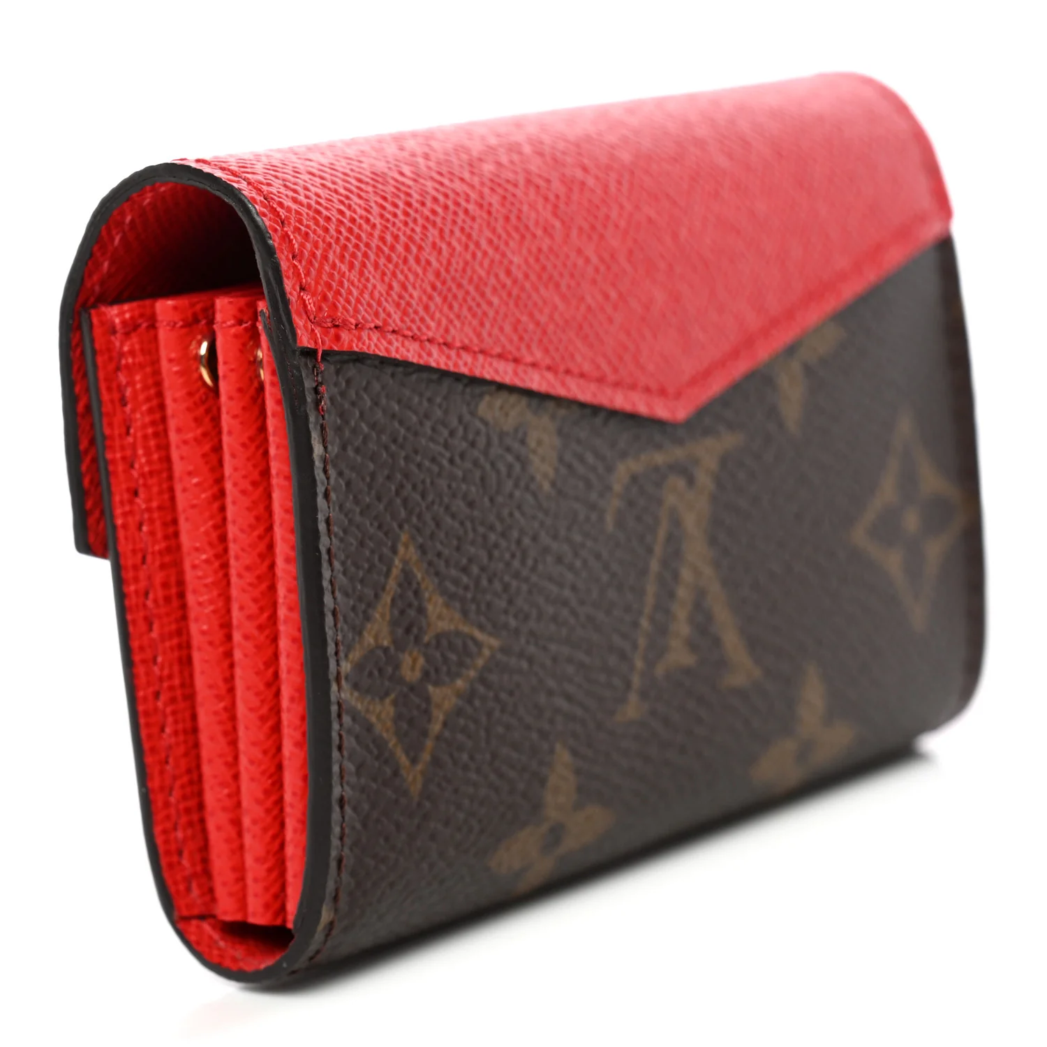 Monogram Sarah Multicartes Coquelicot - Image 3