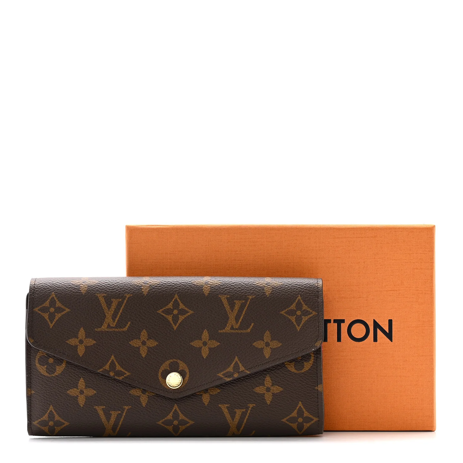 Monogram Sarah Wallet NM Coquelicot - Image 10