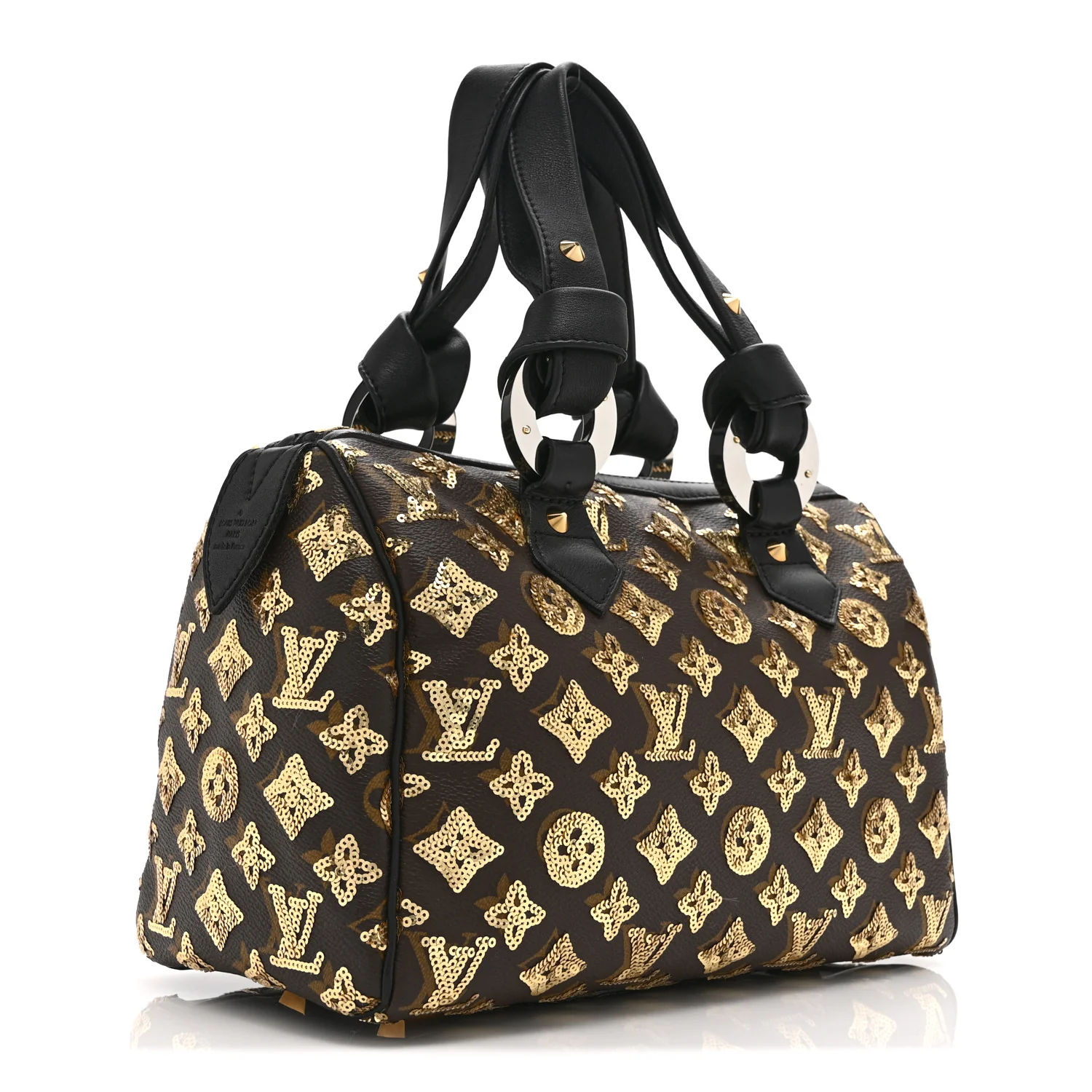 Monogram Sequins Eclipse Speedy 28 Gold - Image 3