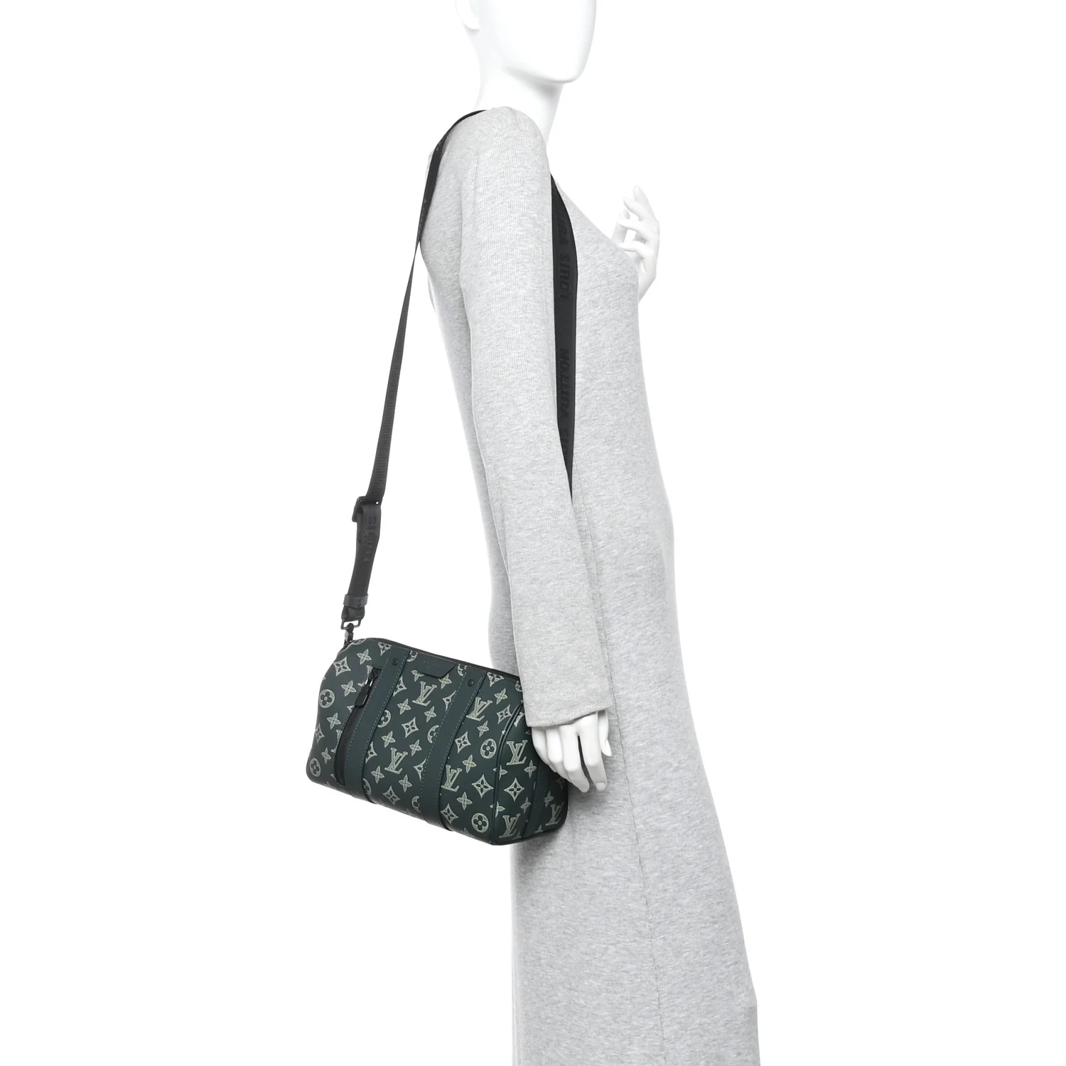 Monogram Shadow City Keepall Forest Green - Image 2