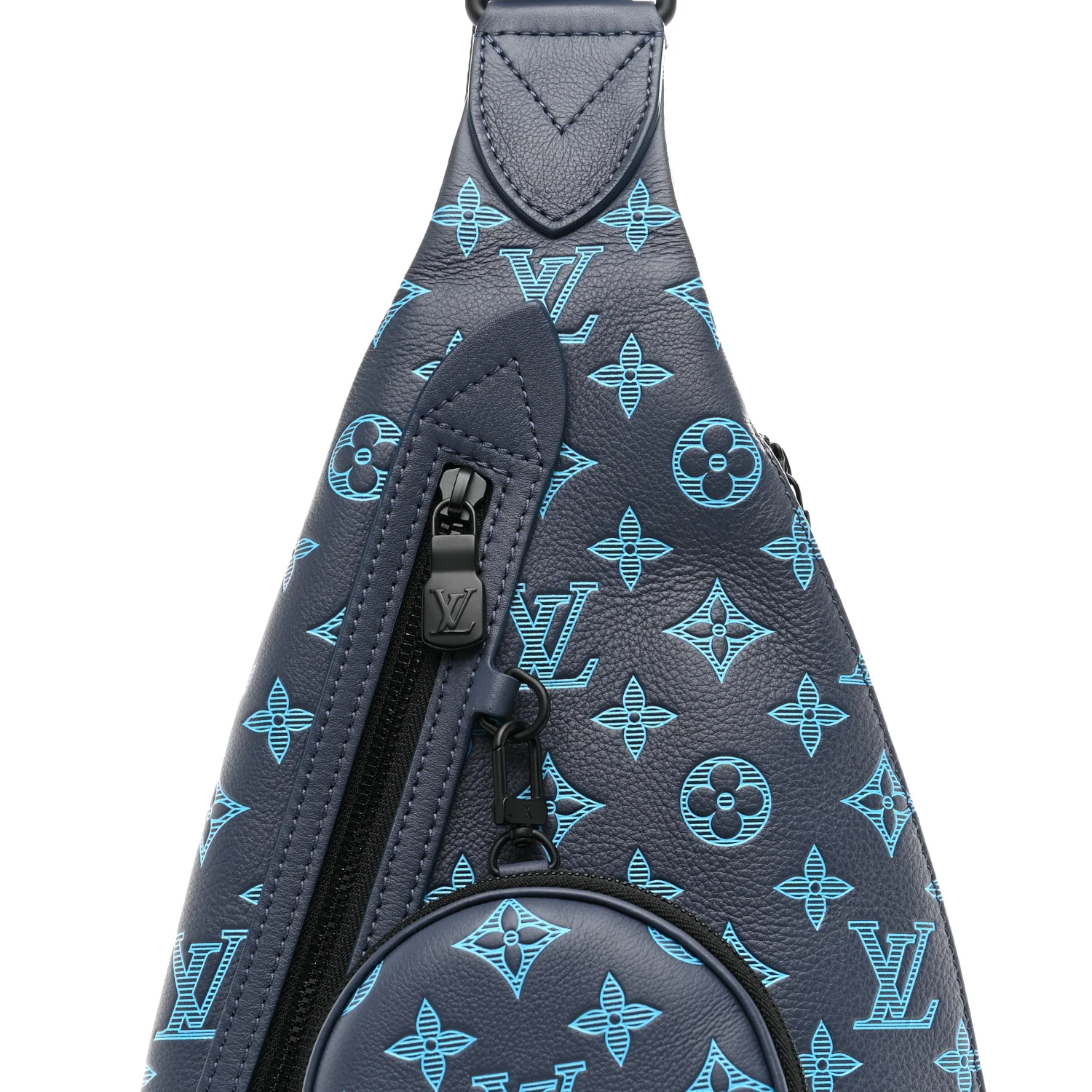 Monogram Shadow Duo Slingbag Navy River Blue - Image 7